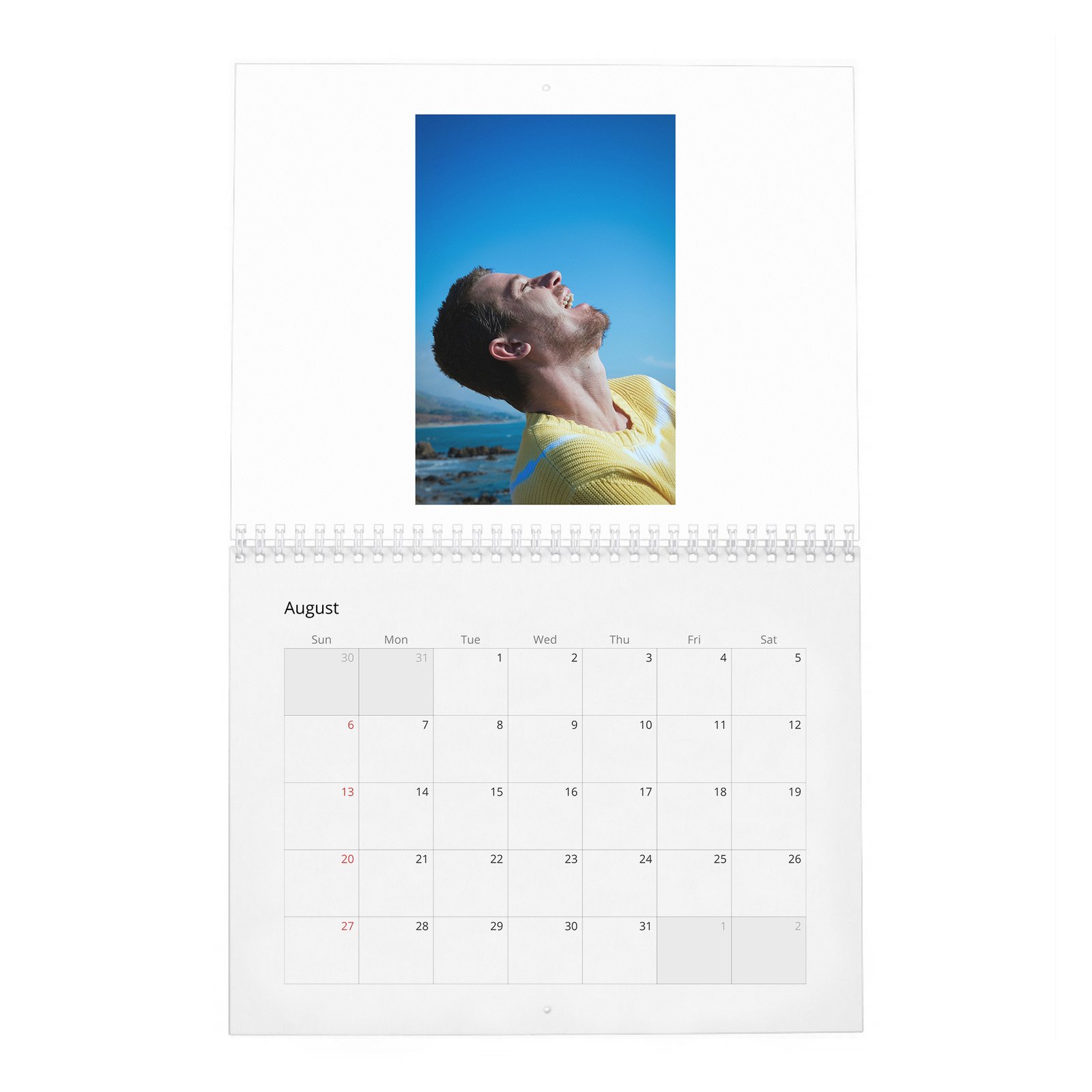08 Garrett Hedlund - Flaunt 2027 Wall Calendar