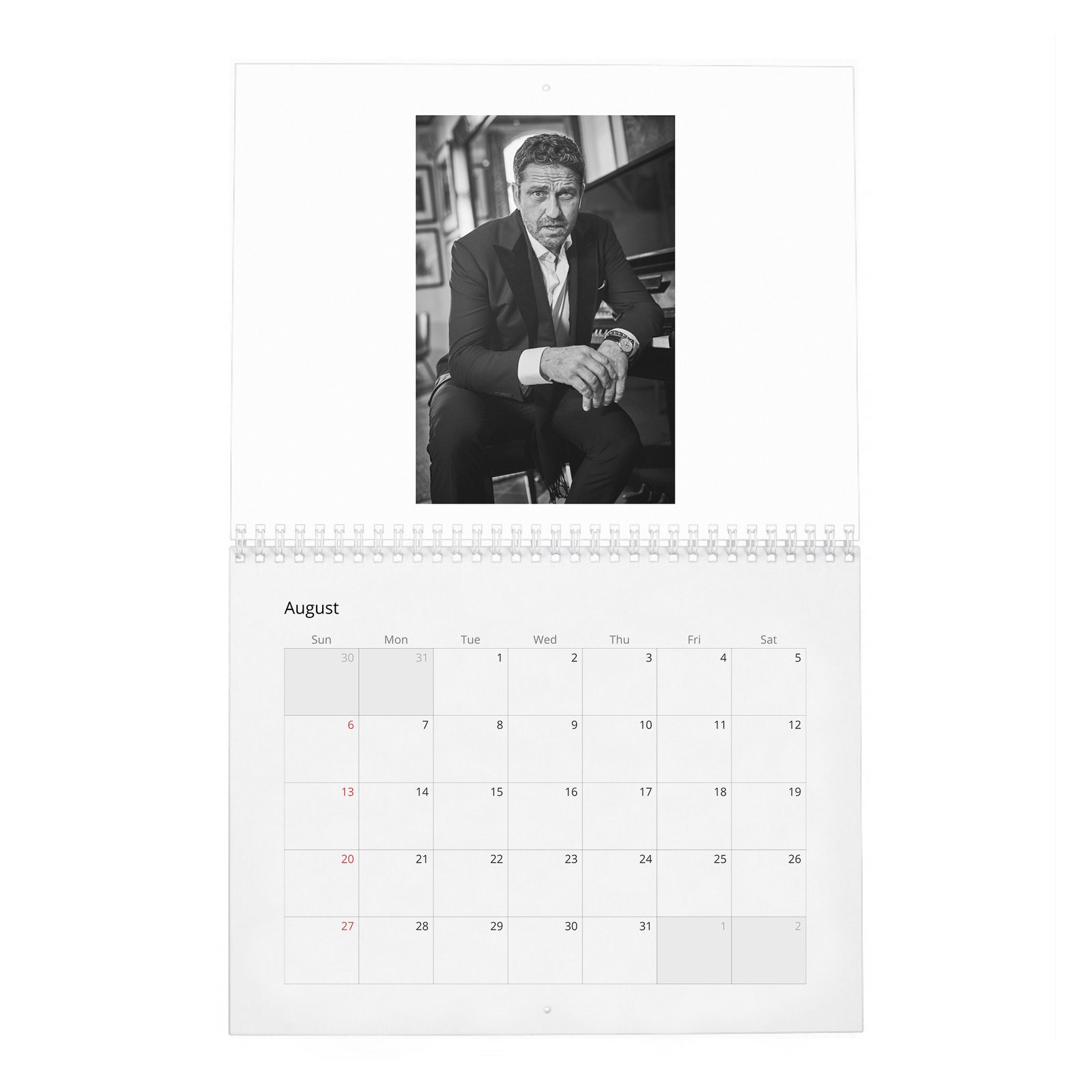 08 Gerard Butler - Nobleman 2027 Wall Calendar