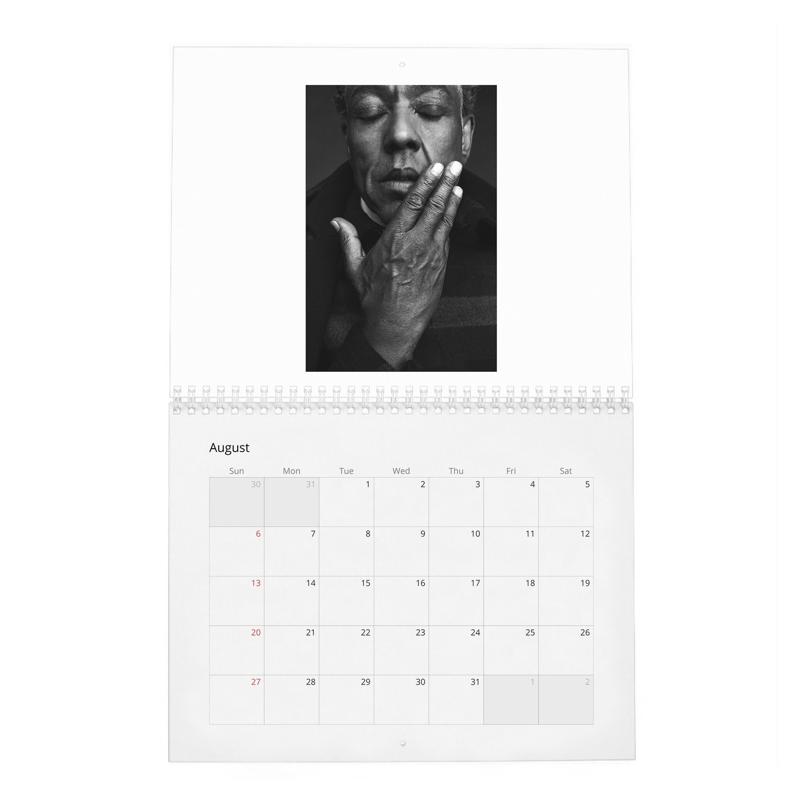 08 Giancarlo Esposito - Rogue 2027 Wall Calendar