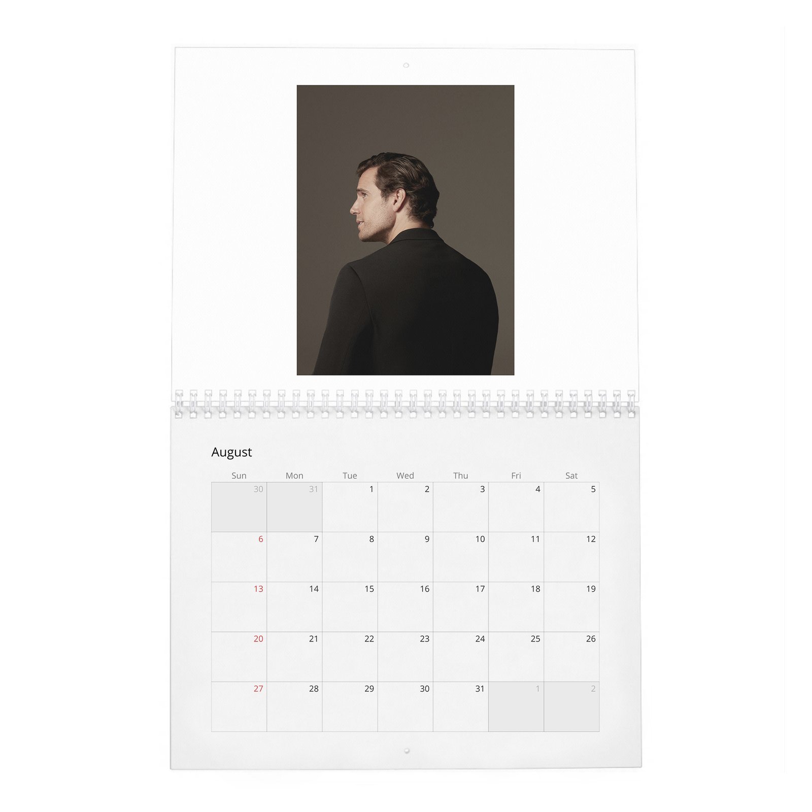 08 Henry Cavill - Almost Perfect 2027 Wall Calendar
