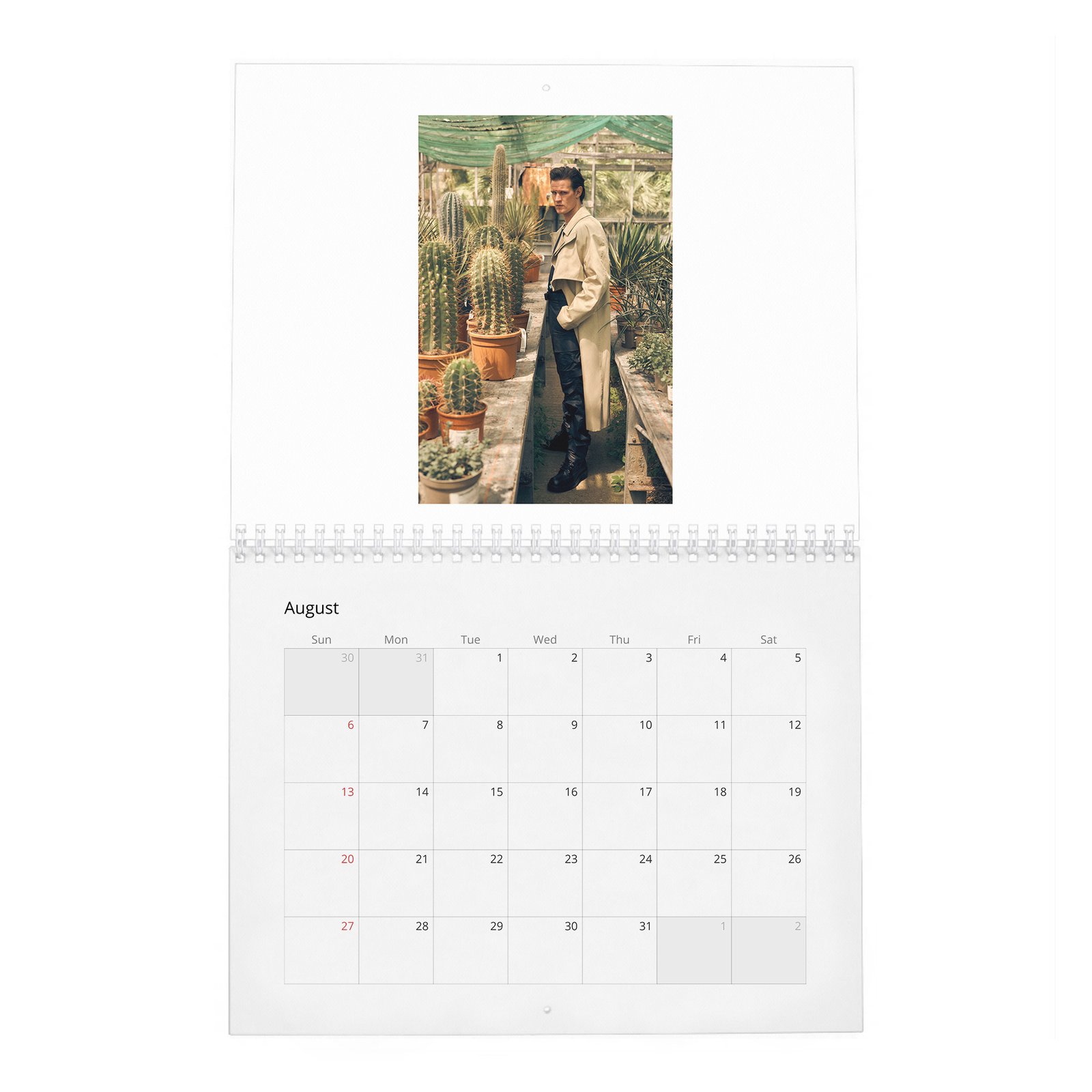 08 Matt Smith - Flaunt 2027 Wall Calendar