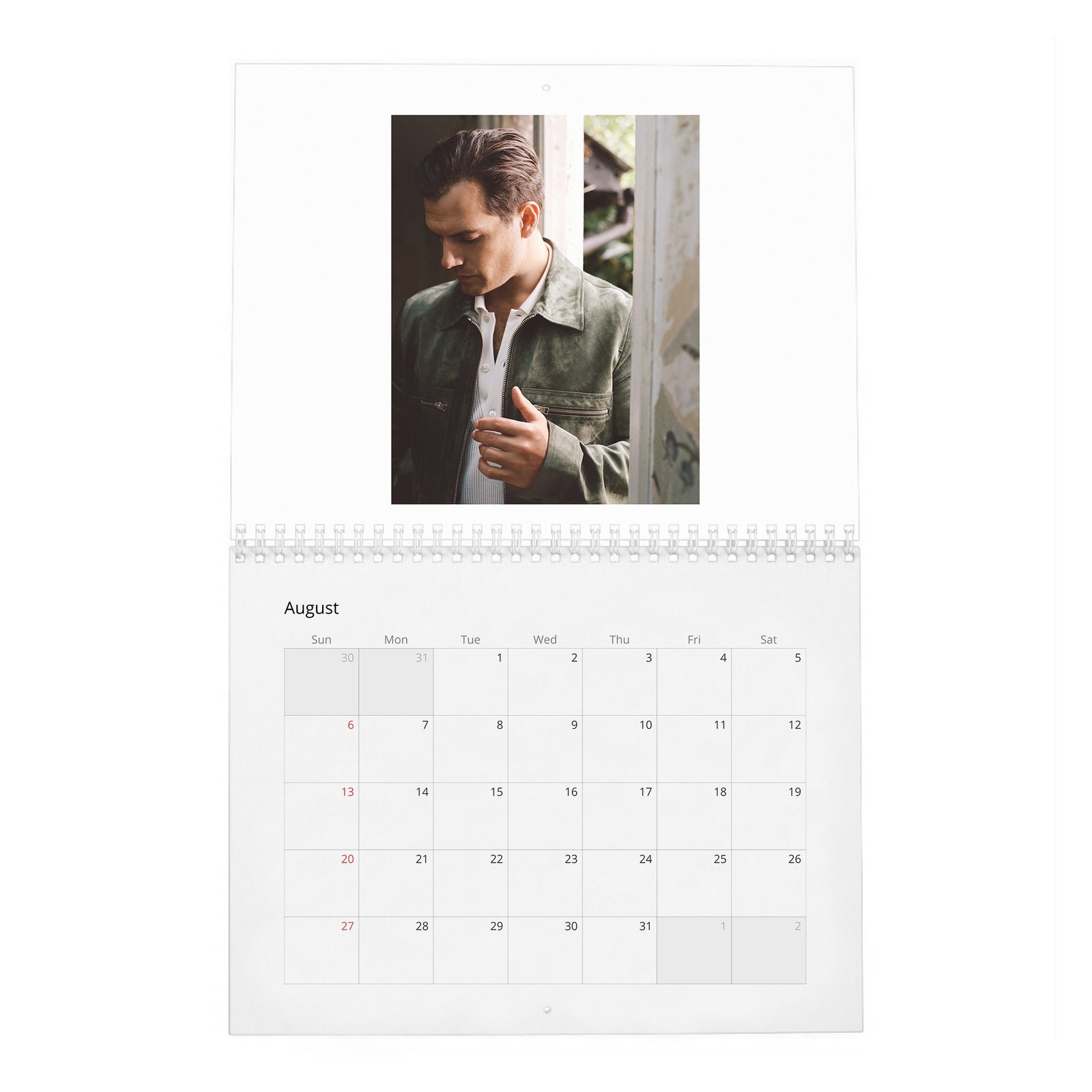 08 Henry Cavill - The Real Power Player 2027 Wall Calendar