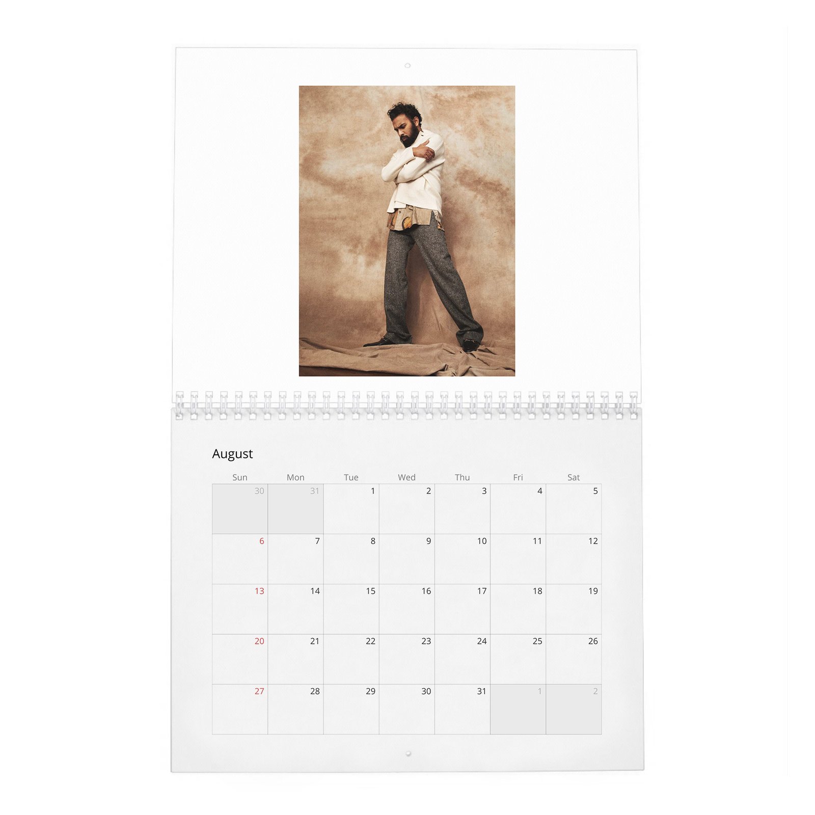 08 Himesh Patel - Content 2027 Wall Calendar