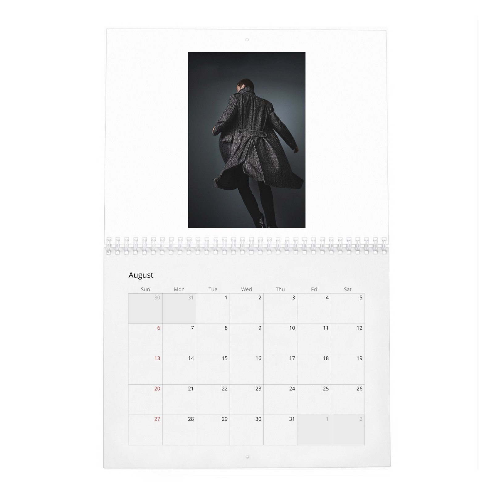 08 Hugh Jackman - The Greatest 2027 Wall Calendar