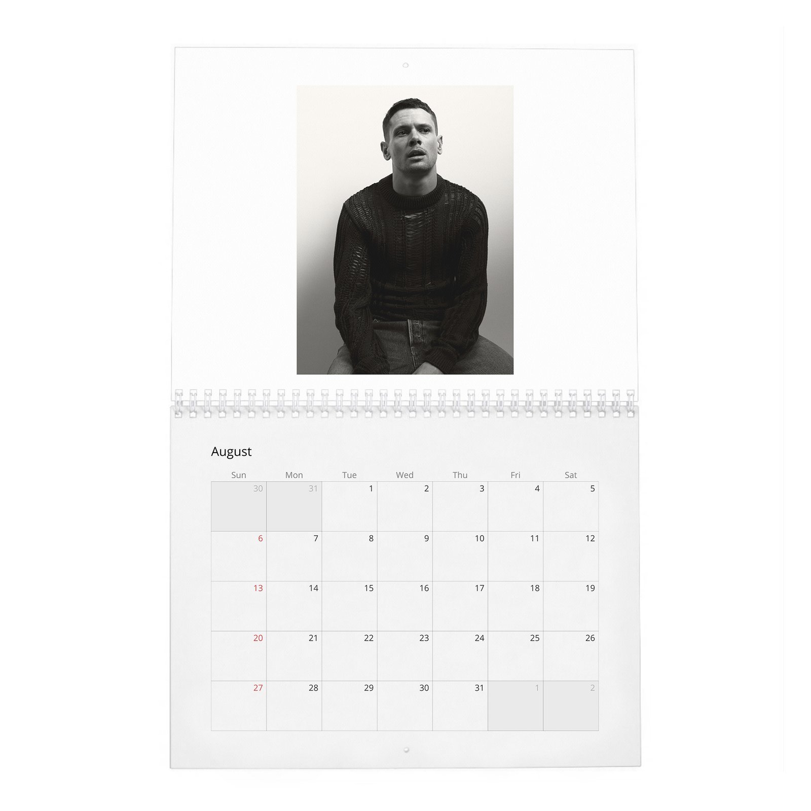 08 Jack O'Connell - Interview 2027 Wall Calendar