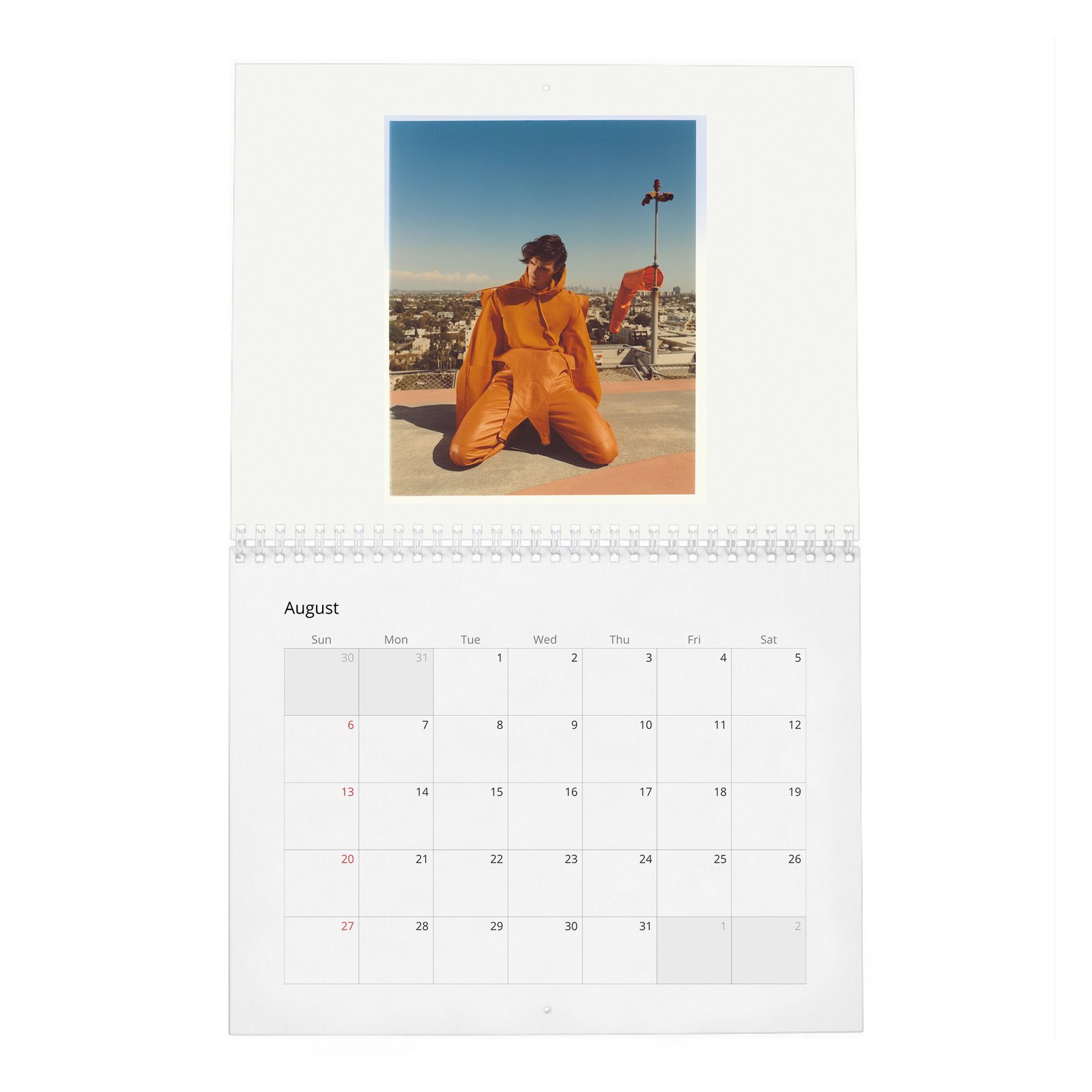 08 Jacob Elordi - Flaunt 2027 Wall Calendar
