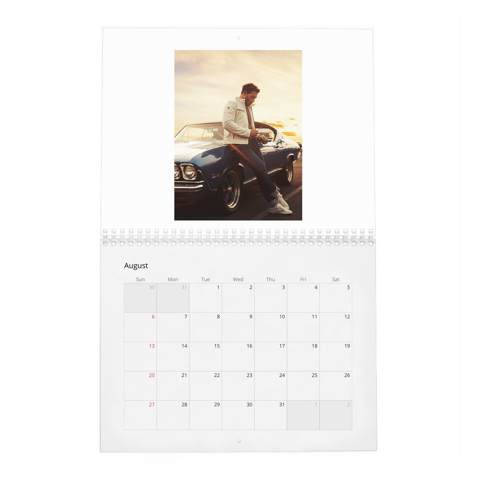 Jai Courtney - The Killer In Me 2027 Wall Calendar