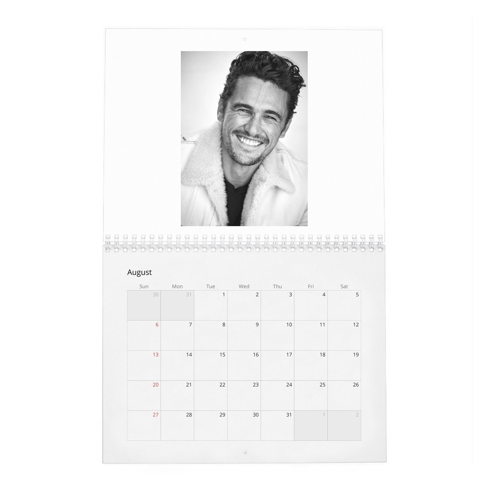 08 Jared Padalecki - The New Texas Ranger 2027 Wall Calendar