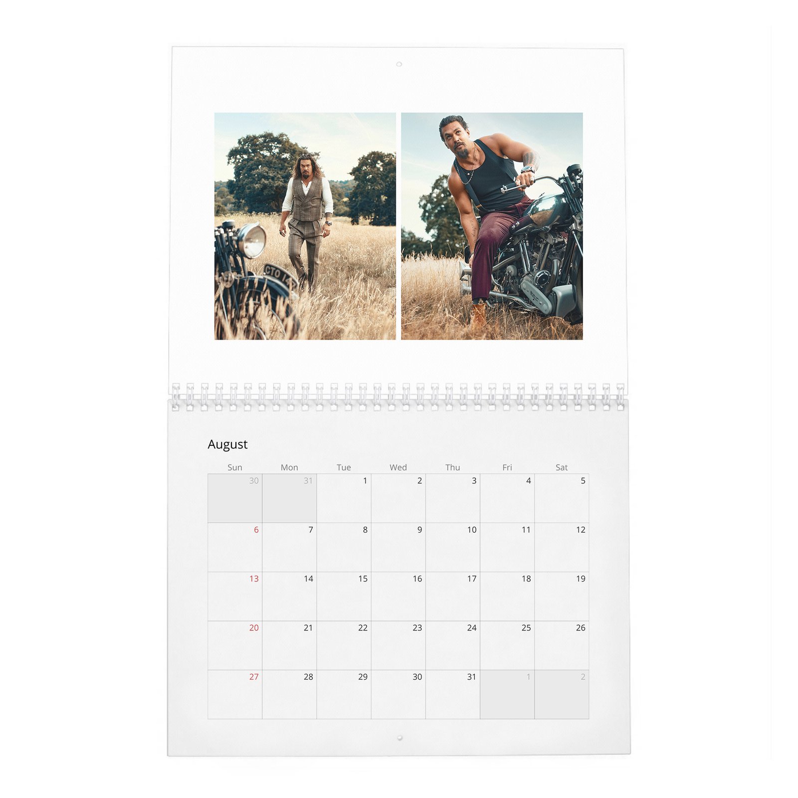 08 Jason Momoa - New Tricks 2027 Wall Calendar