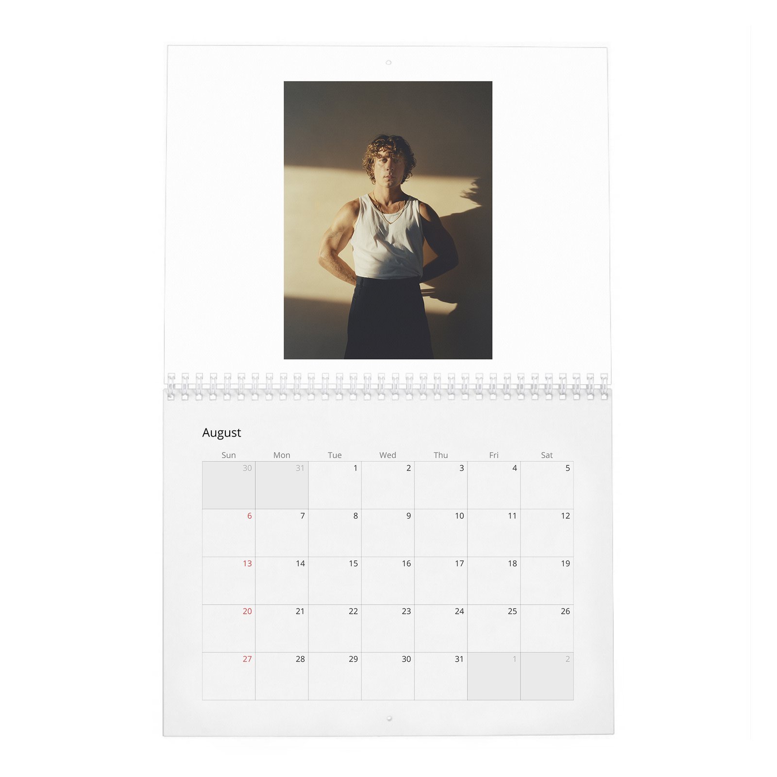 Jeremy Allen White - Yes Chef 2027 Wall Calendar