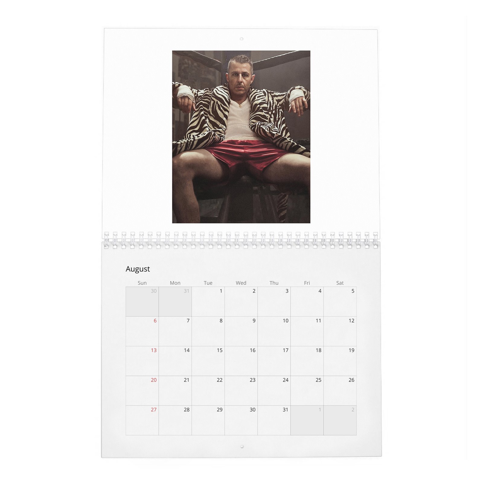 08 Jeremy Strong - The Relentless 2027 Wall Calendar