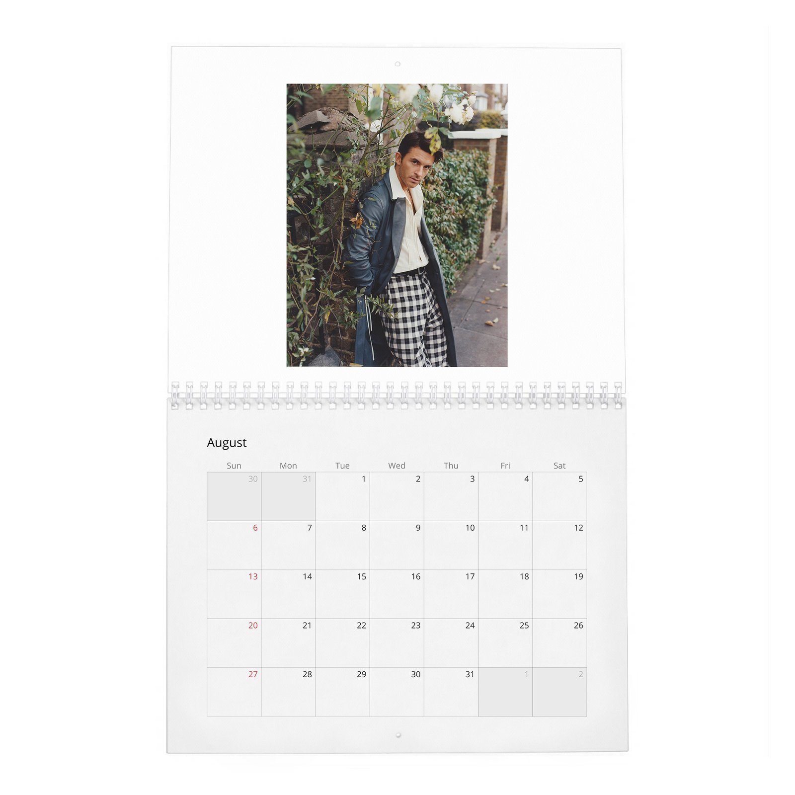 Jonathan Bailey - Becoming A Leading Man 2027 Wall Calendar