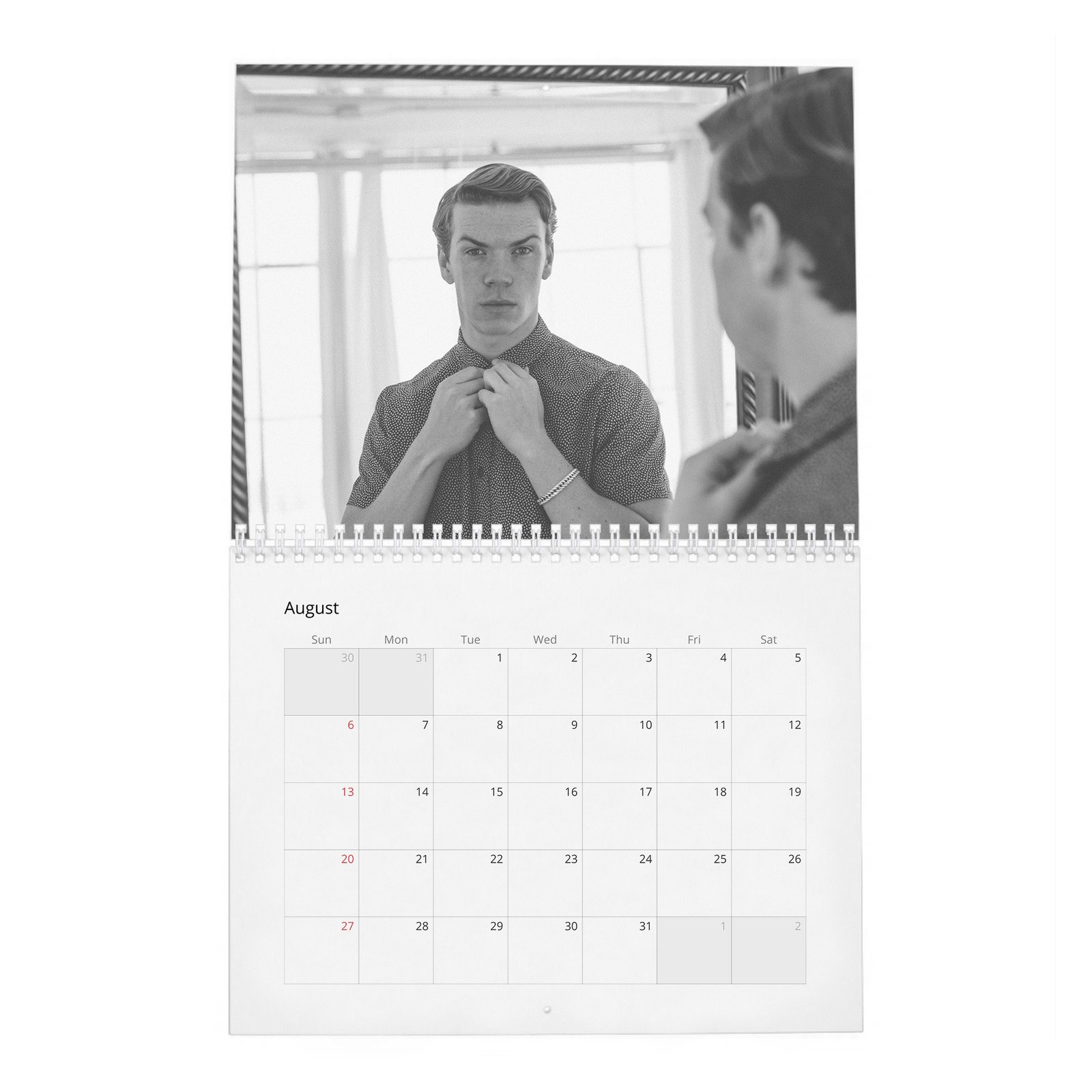 08 Will Poulter - Laterals 2027 Wall Calendar