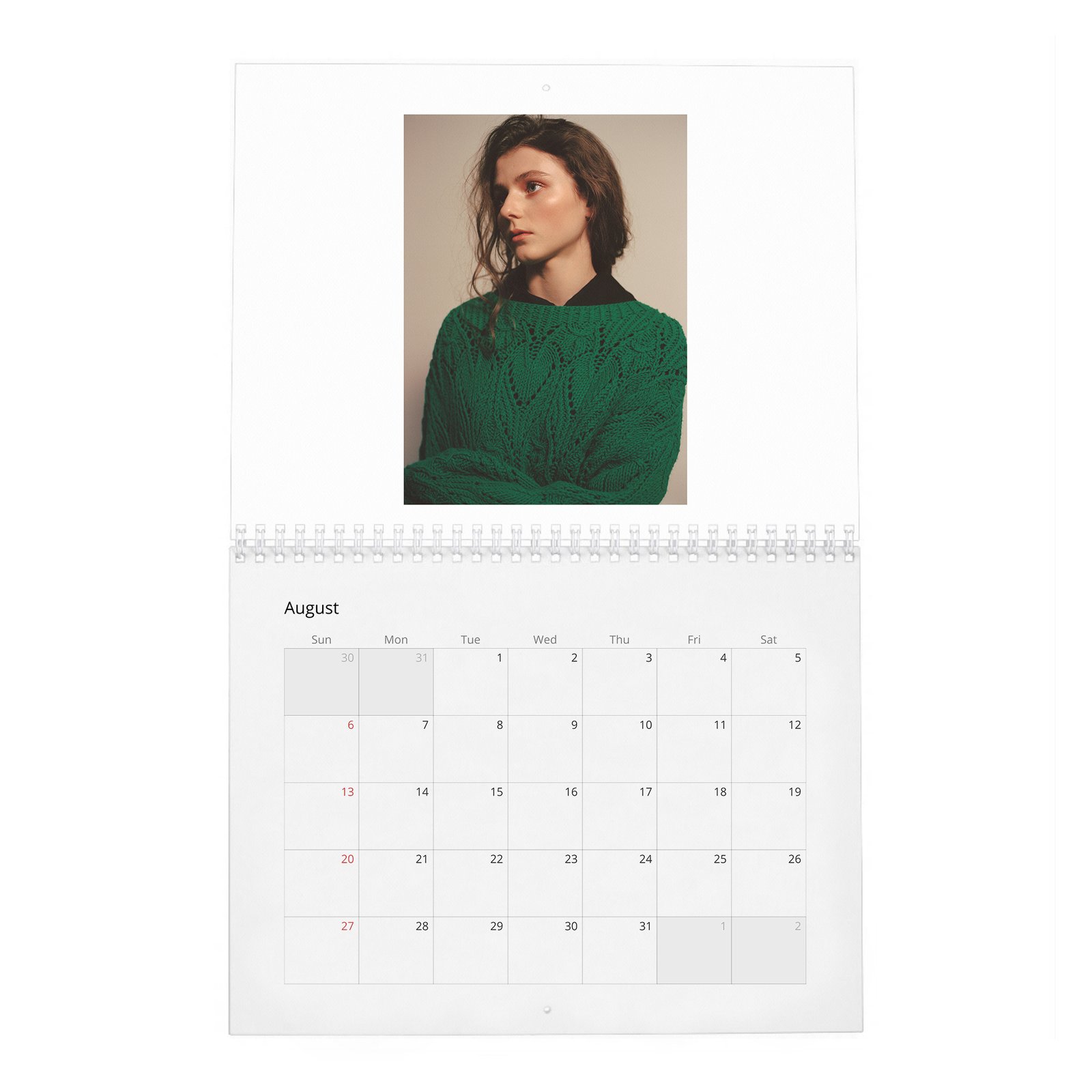 08 Thomasin McKenzie - Flaunt 2027 Wall Calendar