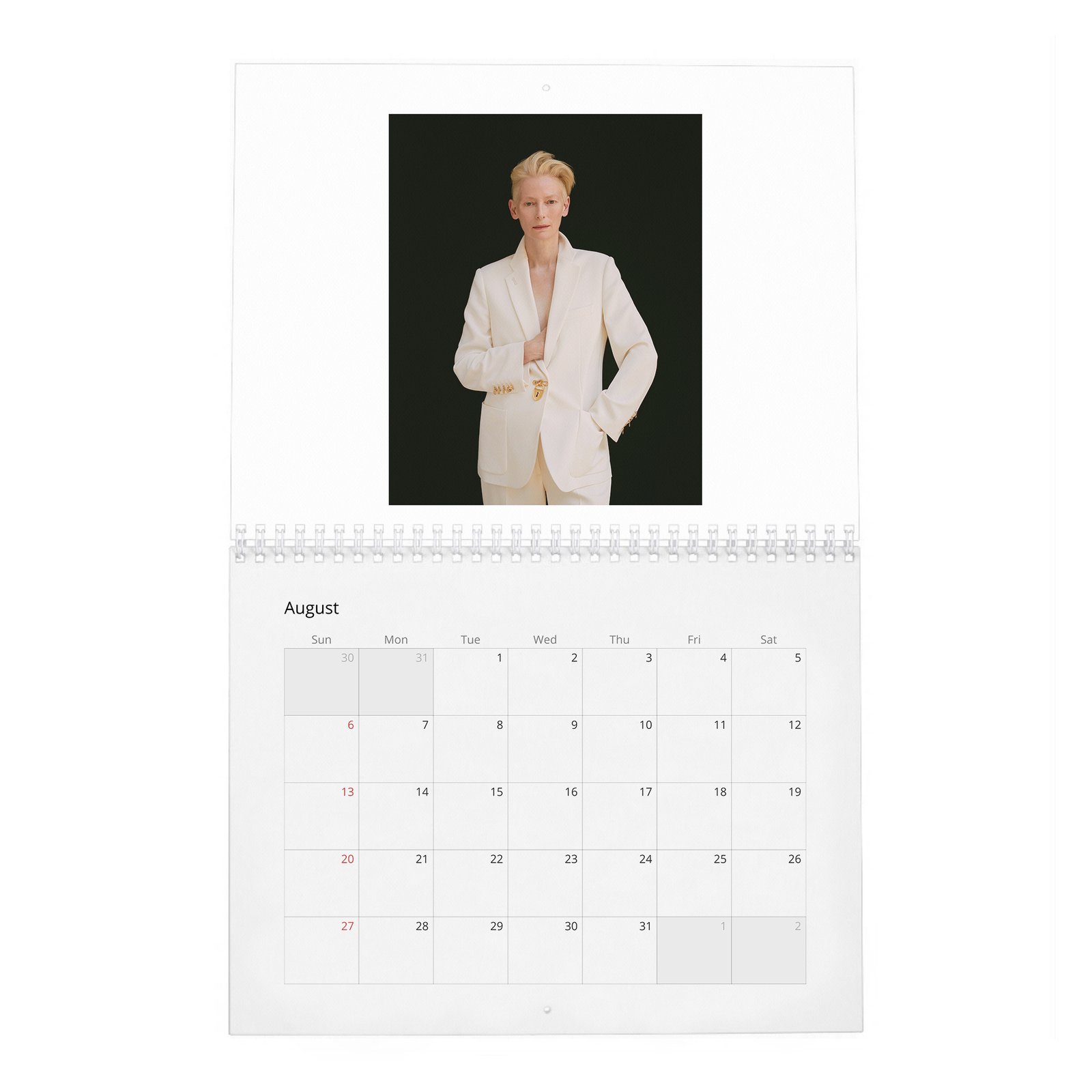 08 Tilda Swinton - Cine-Nerd 2027 Wall Calendar