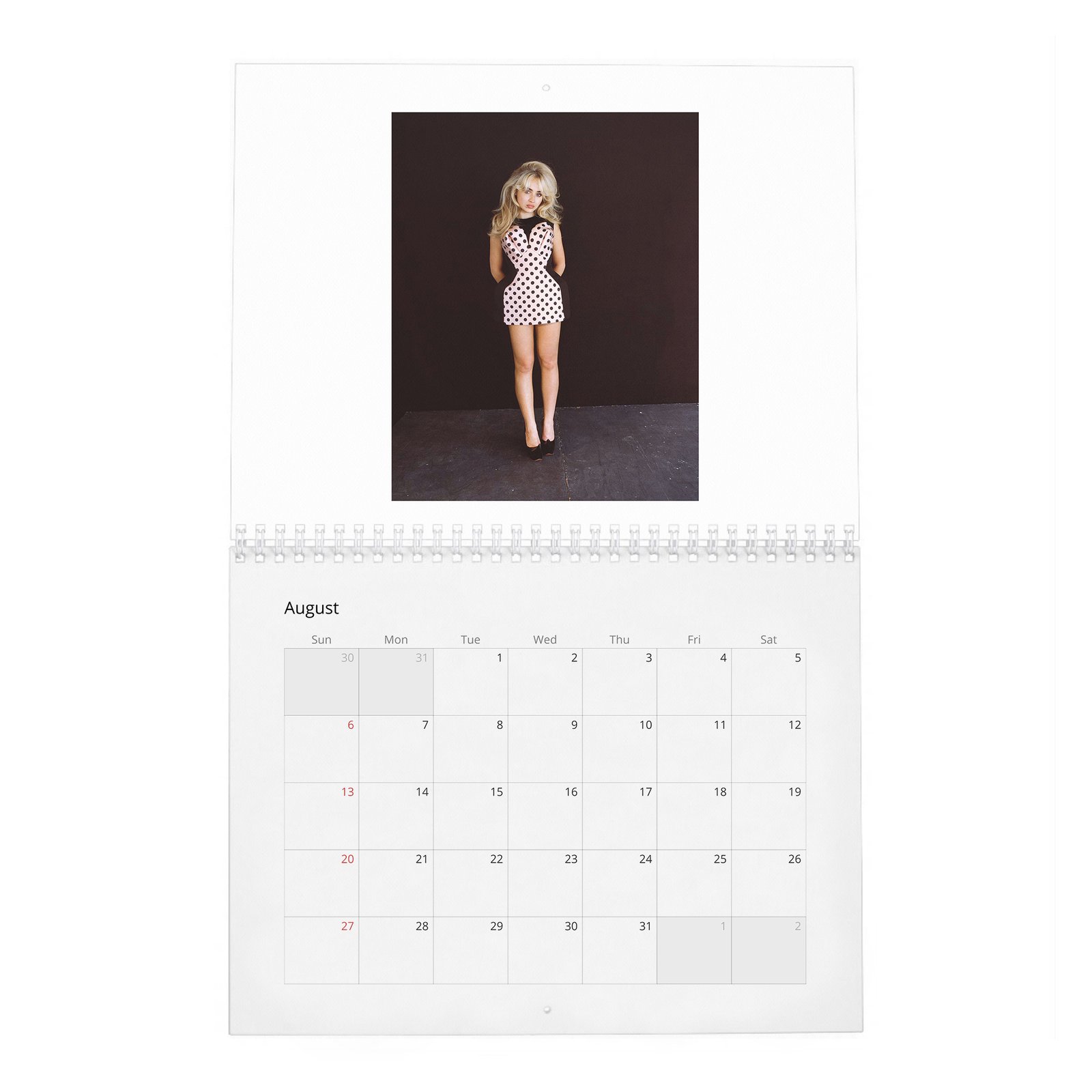 08 Sabrina Carpenter - Obsessed 2027 Wall Calendar