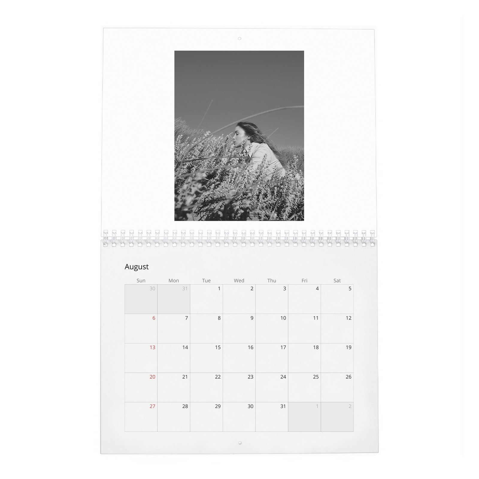 08 Alba Babtista - Embrancing Life 2027 Wall Calendar