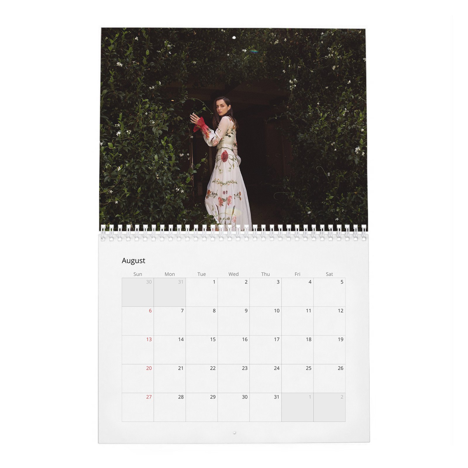 08 Ana De Armas - Flaunt 2027 Wall Calendar