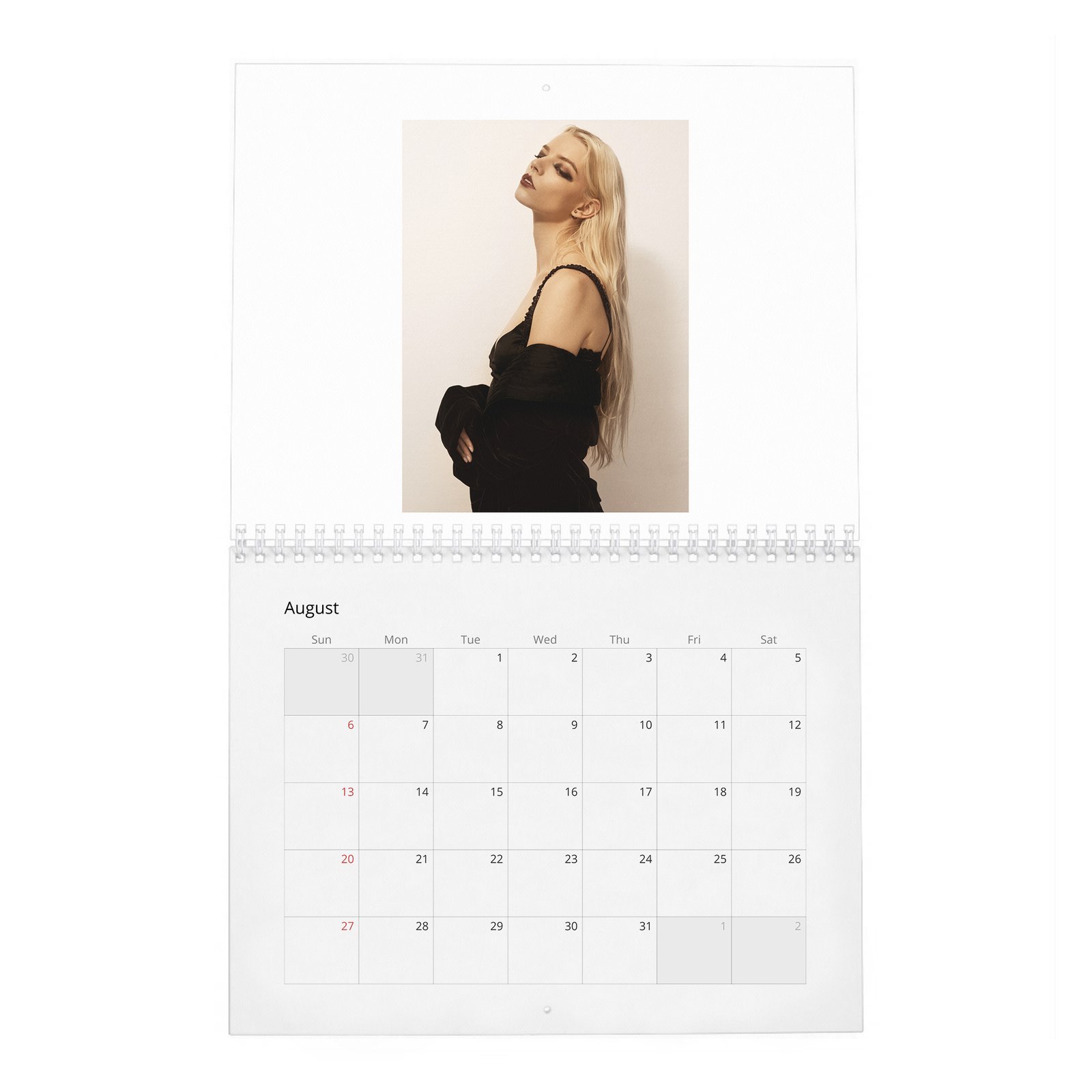 08 Anya Taylor-Joy - Platinum Queen 2027 Wall Calendar
