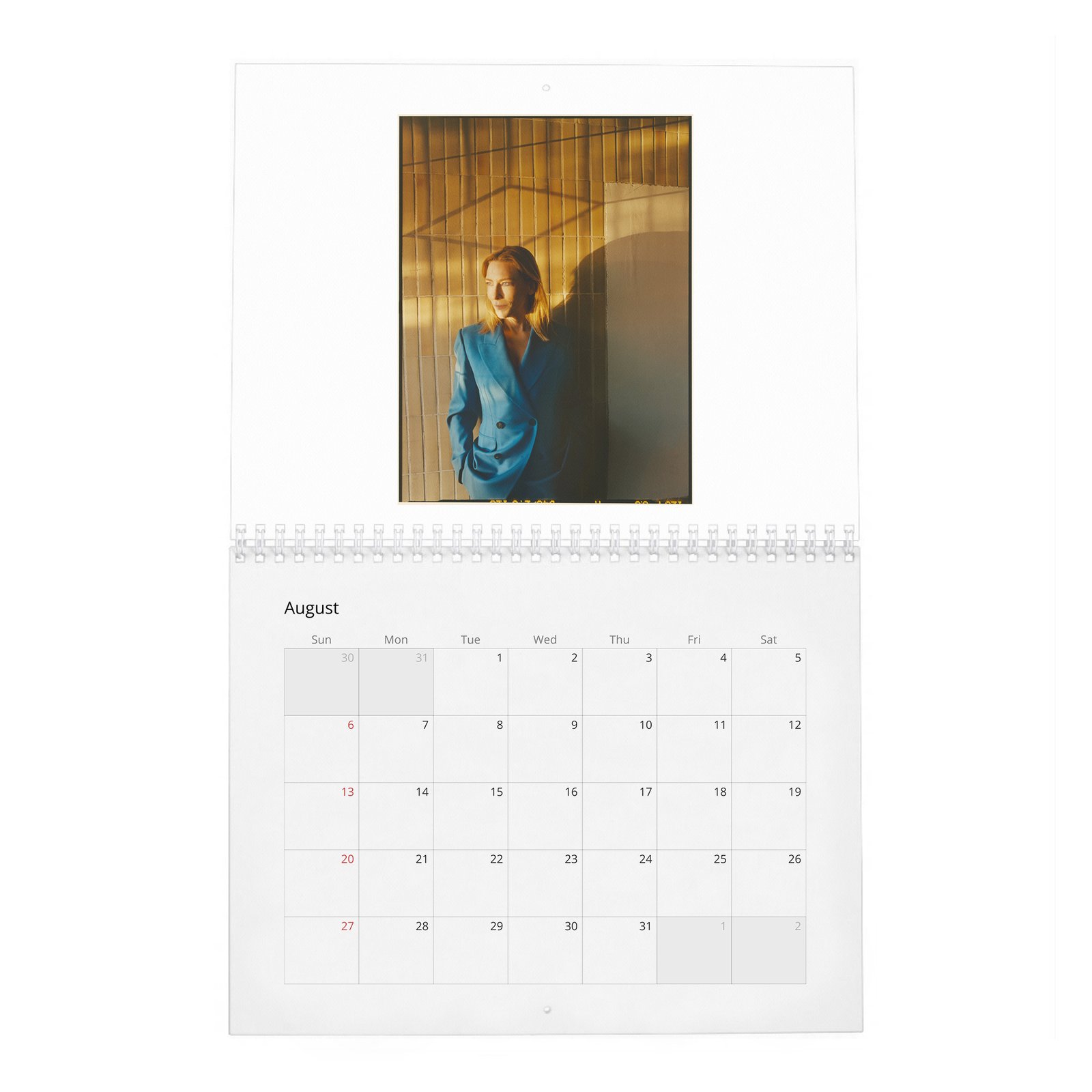 08 Cate Blanchett - Leading Light 2027 Wall Calendar