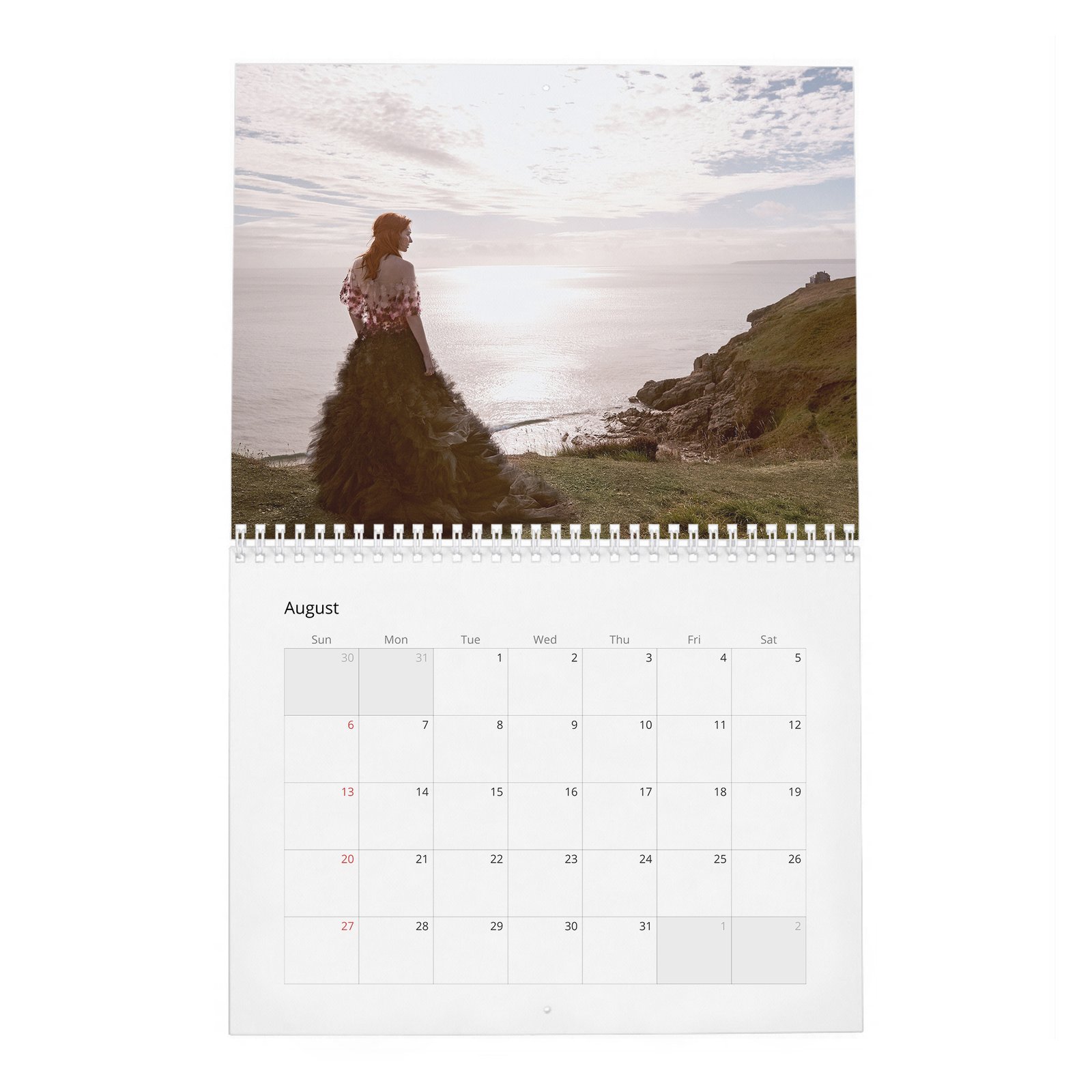 08 Eleanor Tomlinson - O Brave New World 2027 Wall Calendar
