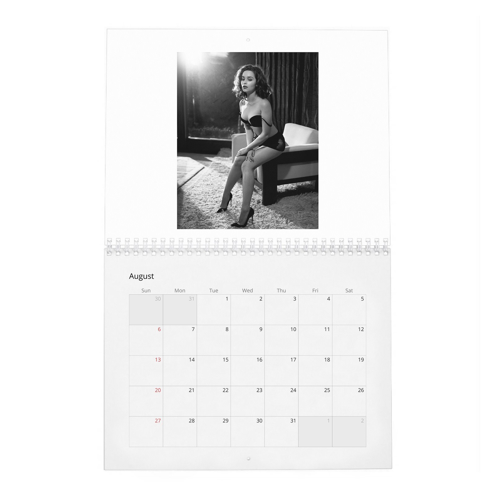 Emilia Clarke - Mother Of Dragons 2027 Wall Calendar