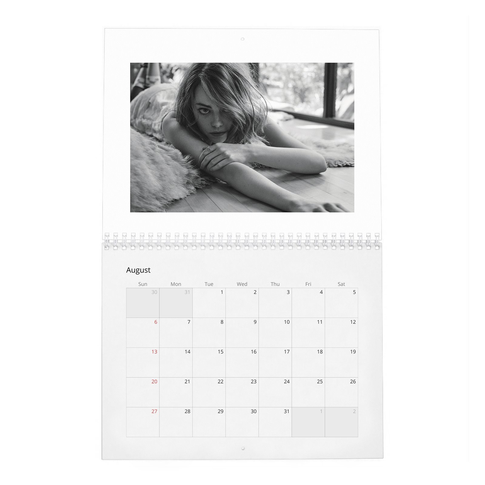08 Emma Stone - Interview 2027 Wall Calendar