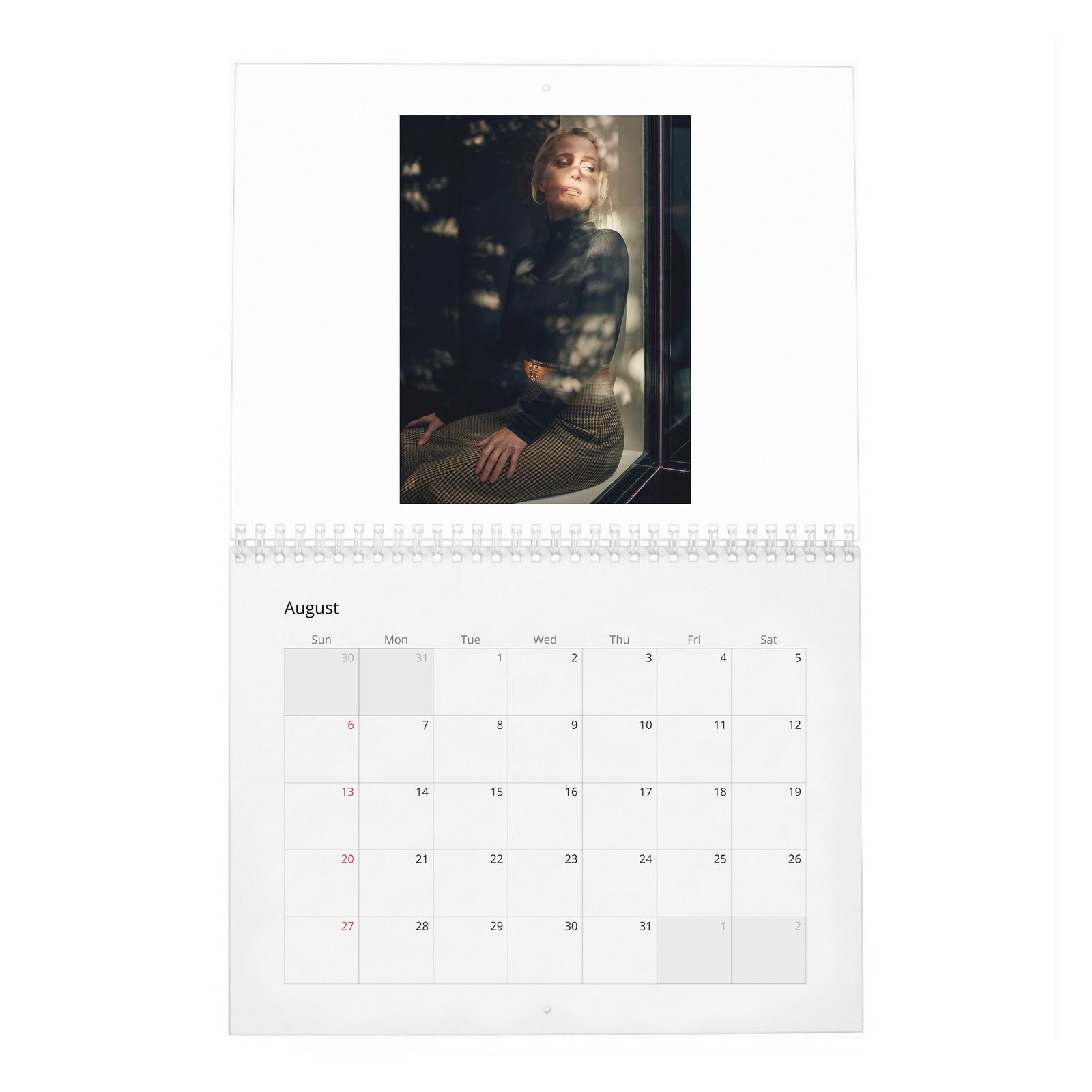 08 Gillian Anderson - Prime Time 2027 Wall Calendar