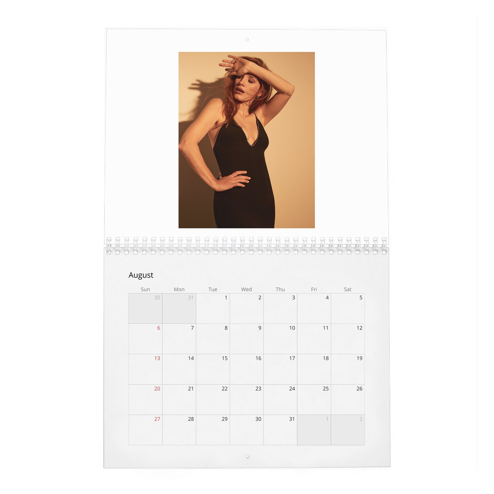 08 Jessica Chastain - Strength And Confidence 2027 Wall Calendar