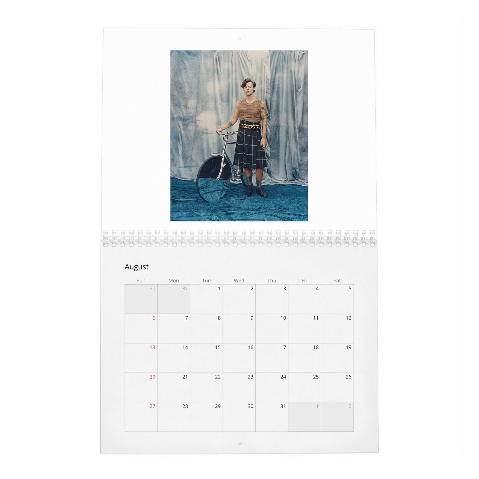 08 Harry Styles - Playtime 2027 Wall Calendar