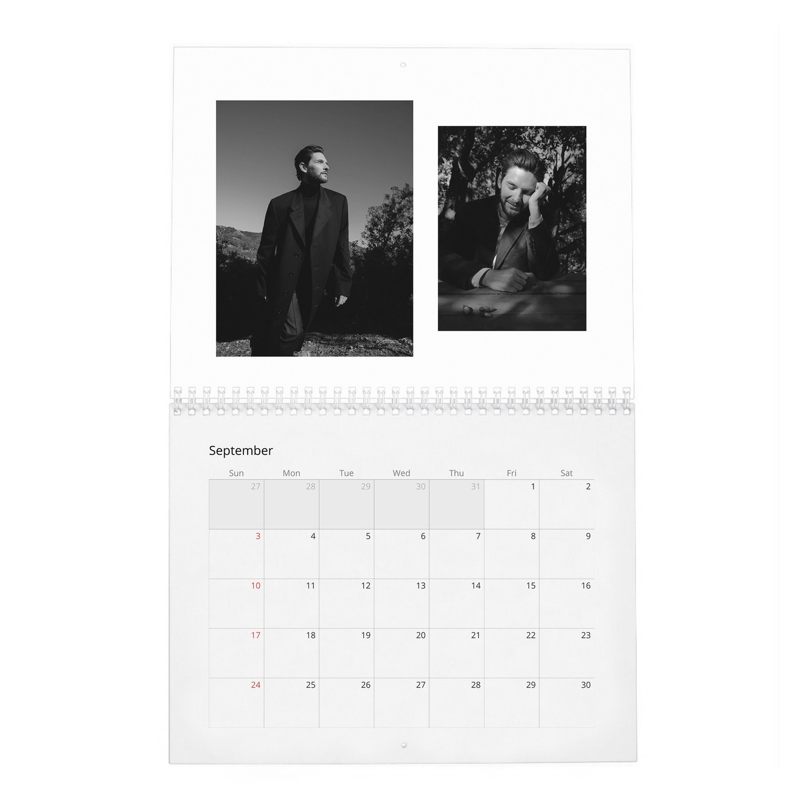 09 Ben Barnes - Never Stands Still 2027 Wall Calendar