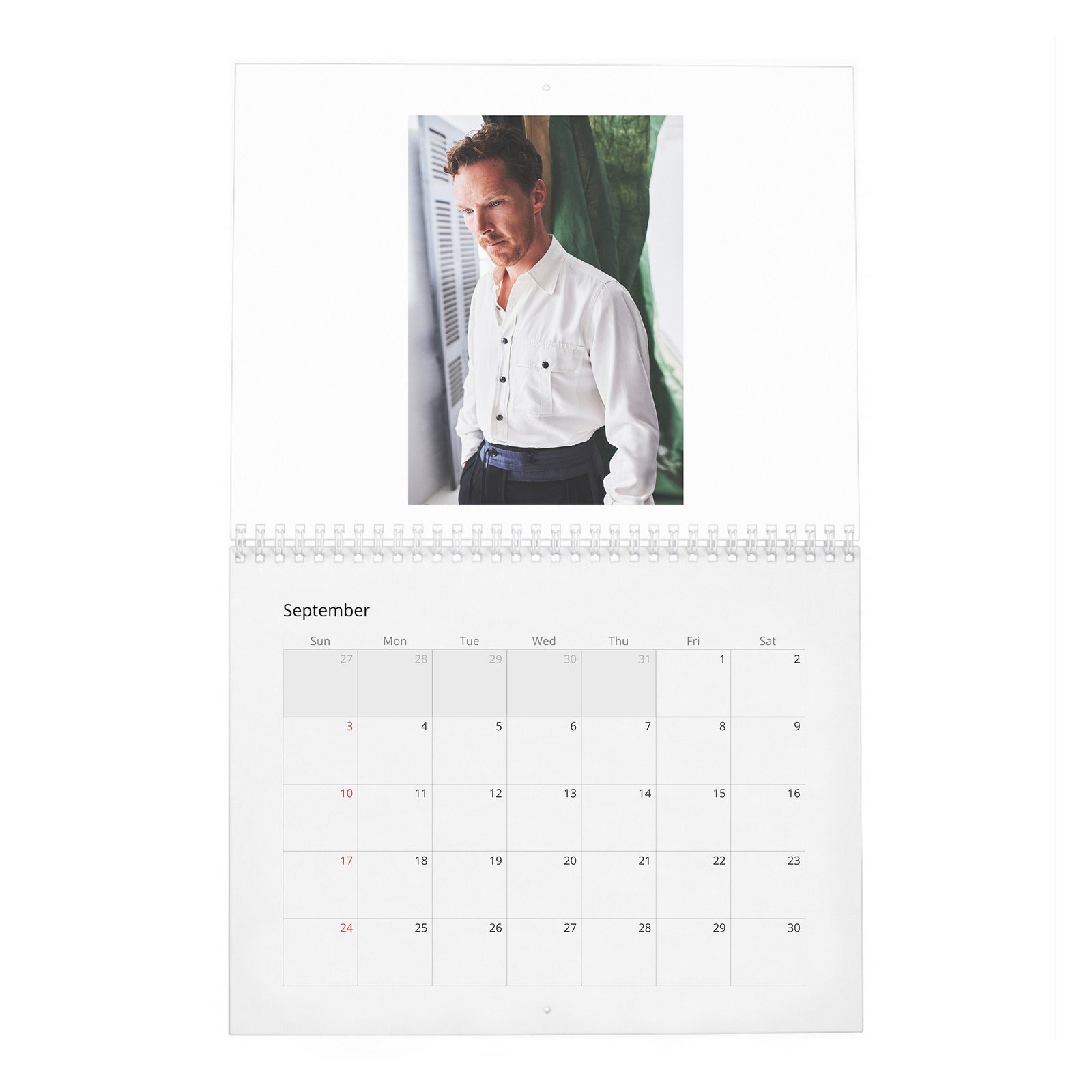 Benedict Cumberbatch - Man Of The Moment 2027 Wall Calendar