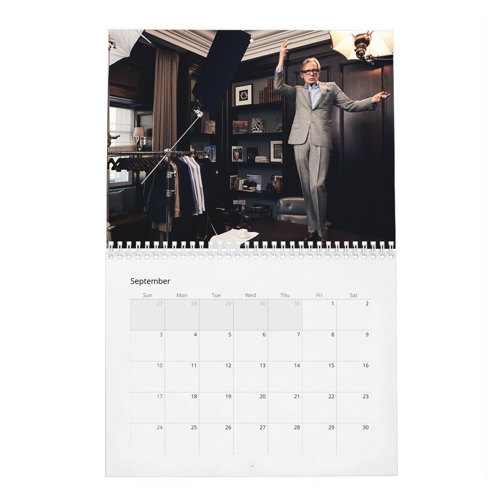 09 Bill Nighy - An Audience With 2027 Wall Calendar