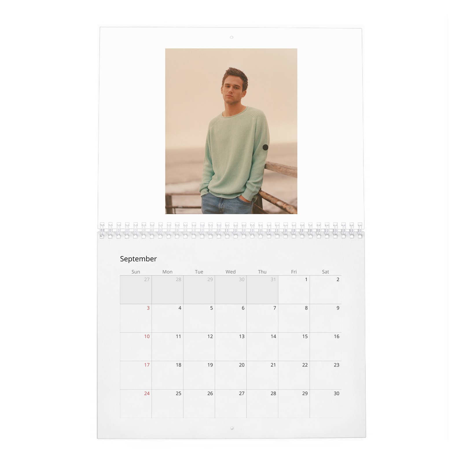 Brandon Flynn - California Dreamin' 2027 Wall Calendar