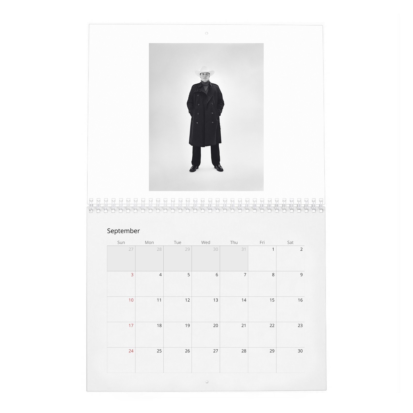 09 Brendan Fraser - Made It All The Way Back 2027 Wall Calendar