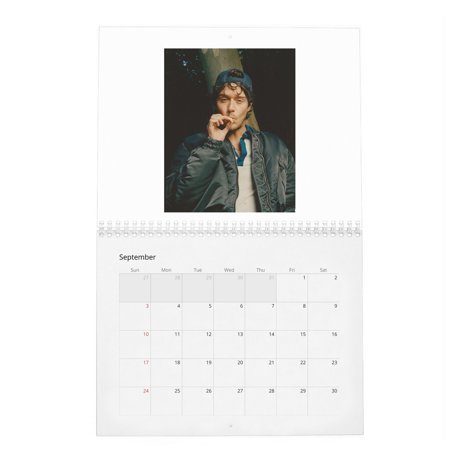 09 Cesar Domboy - Flaunt 2027 Wall Calendar
