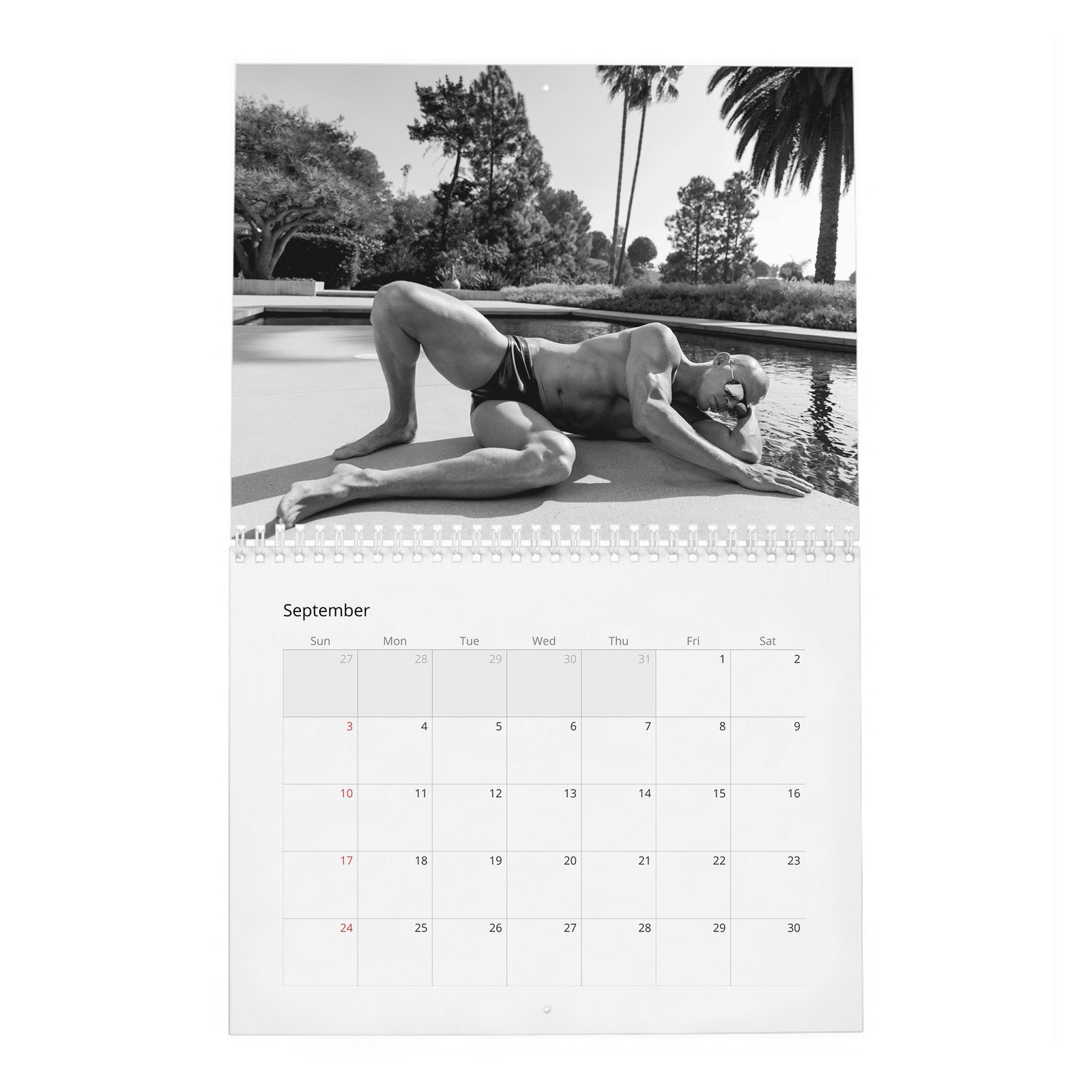 09 Channing Tatum - Second Act 2027 Wall Calendar