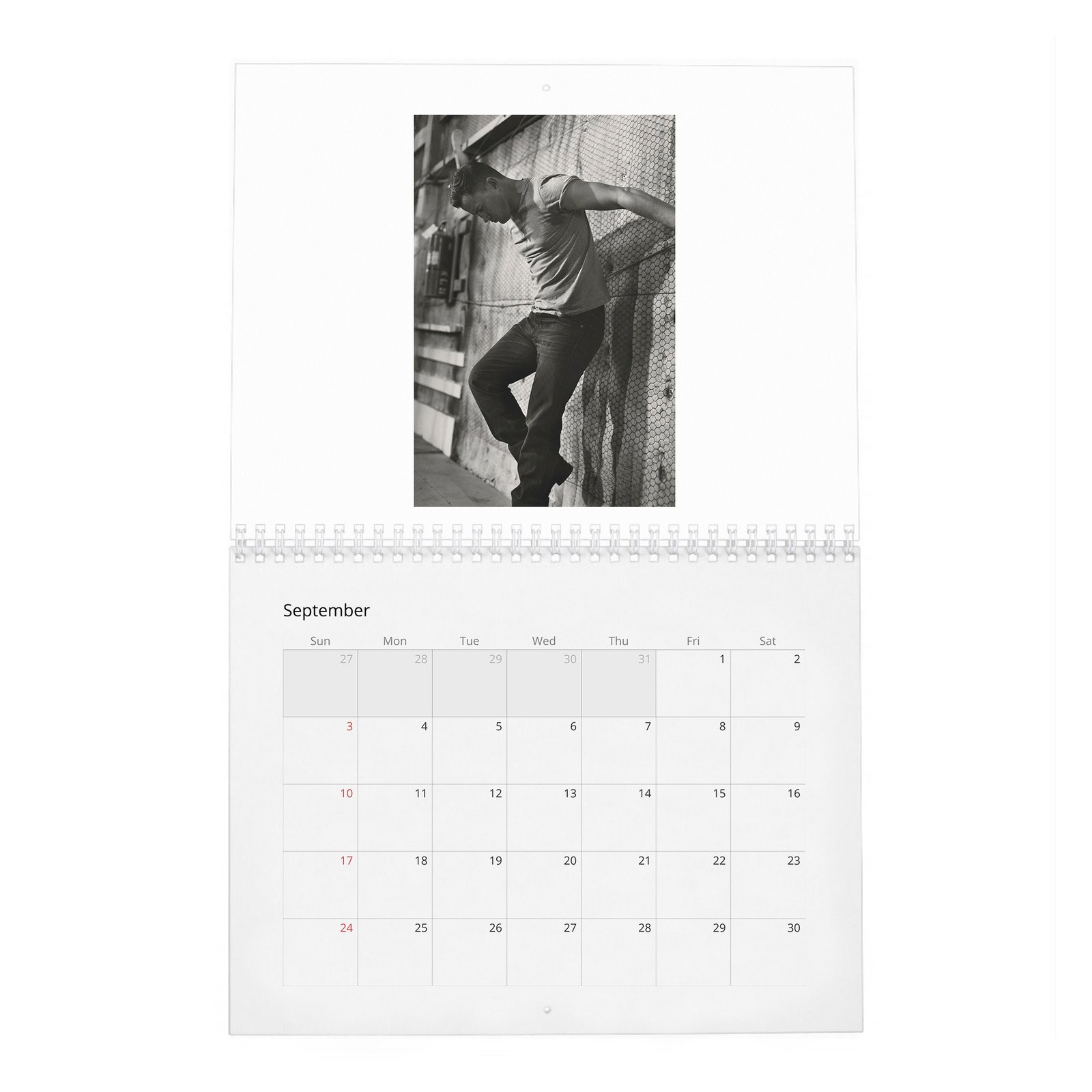 09 Channing Tatum - The Trials Of 2027 Wall Calendar