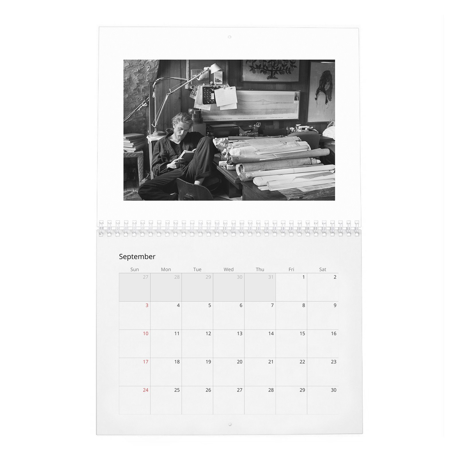 09 Charlie Hunnam - Man Of The World 2027 Wall Calendar
