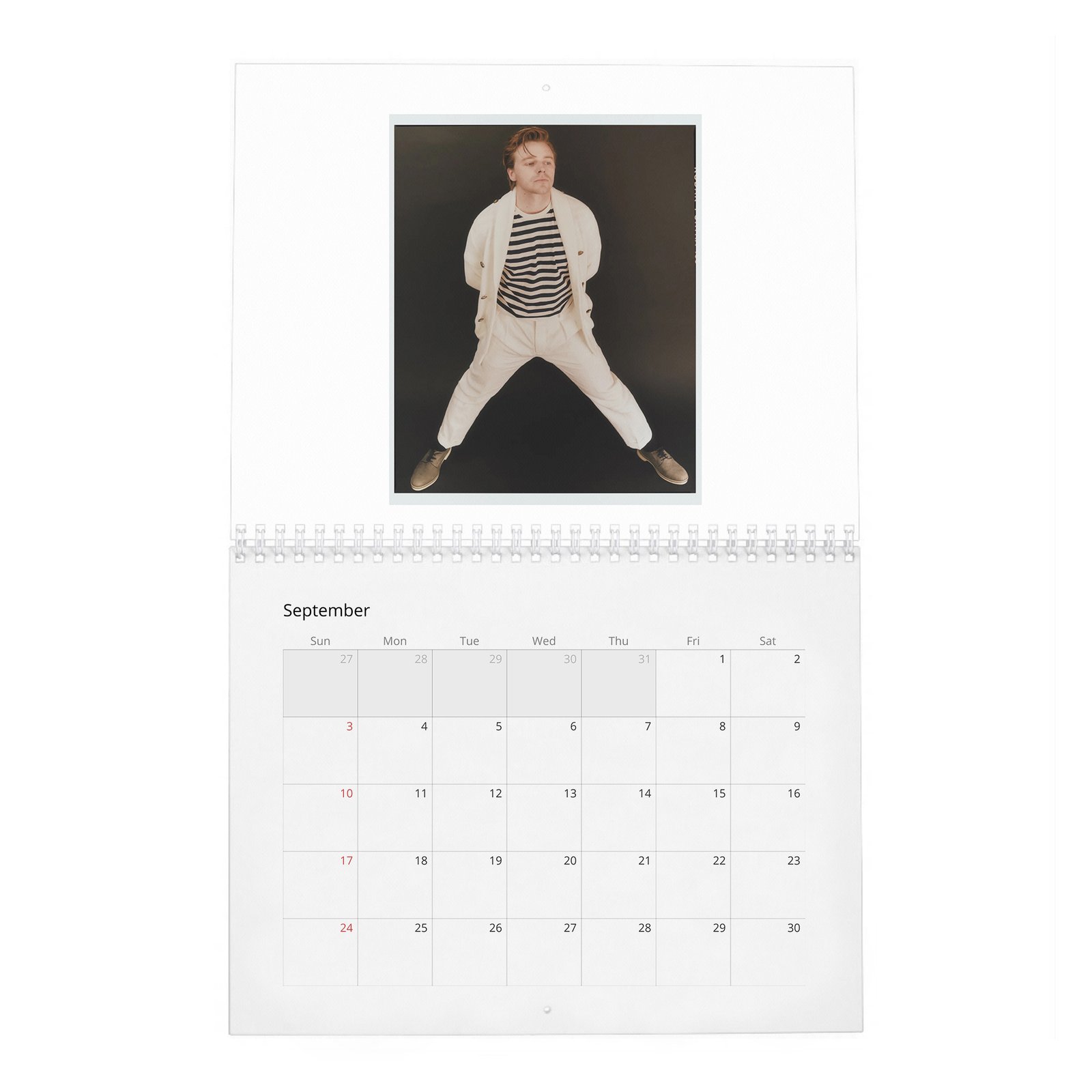 09 Jack Lowden - Laterals 2027 Wall Calendar