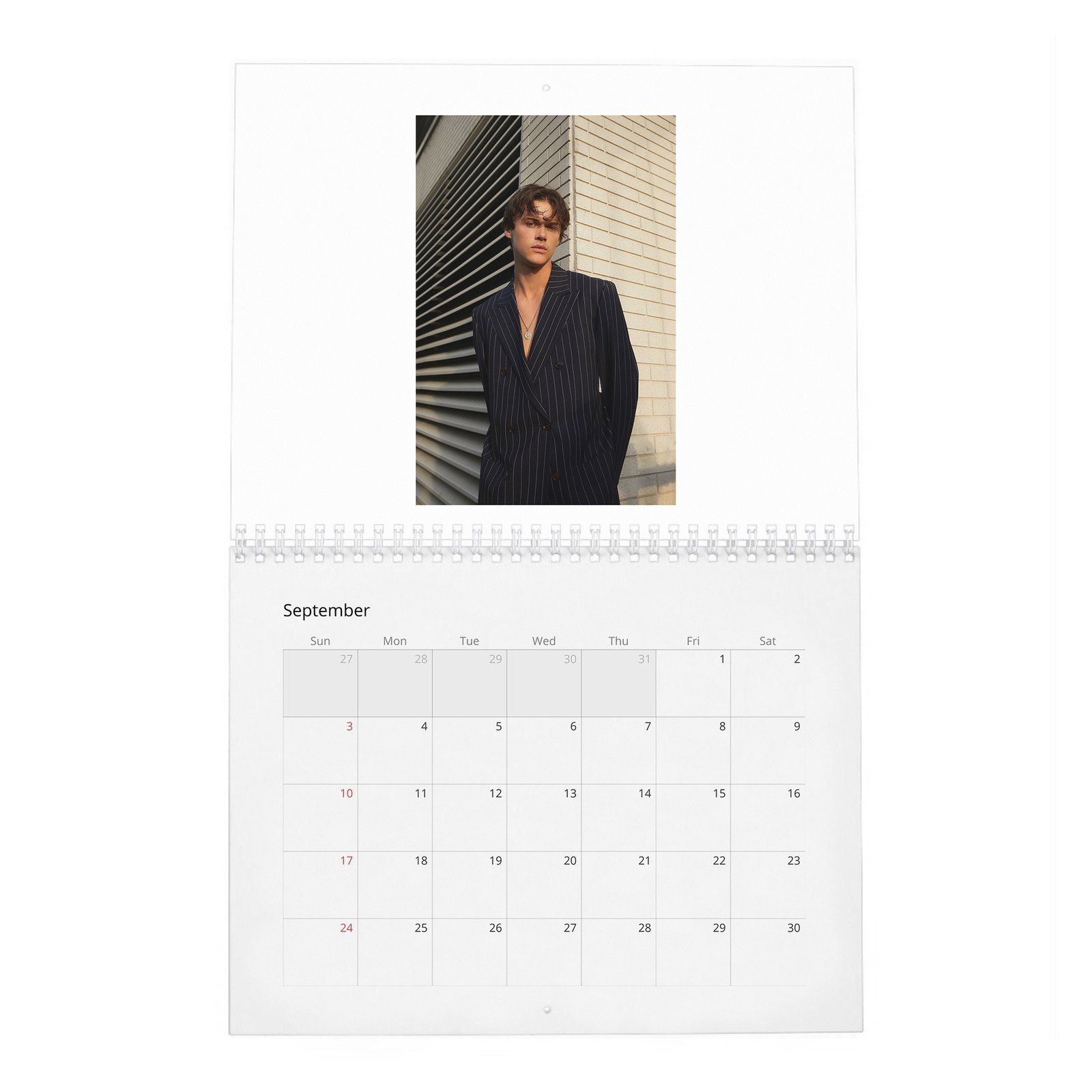 Christopher Briney - Passion For Acting 2027 Wall Calendar