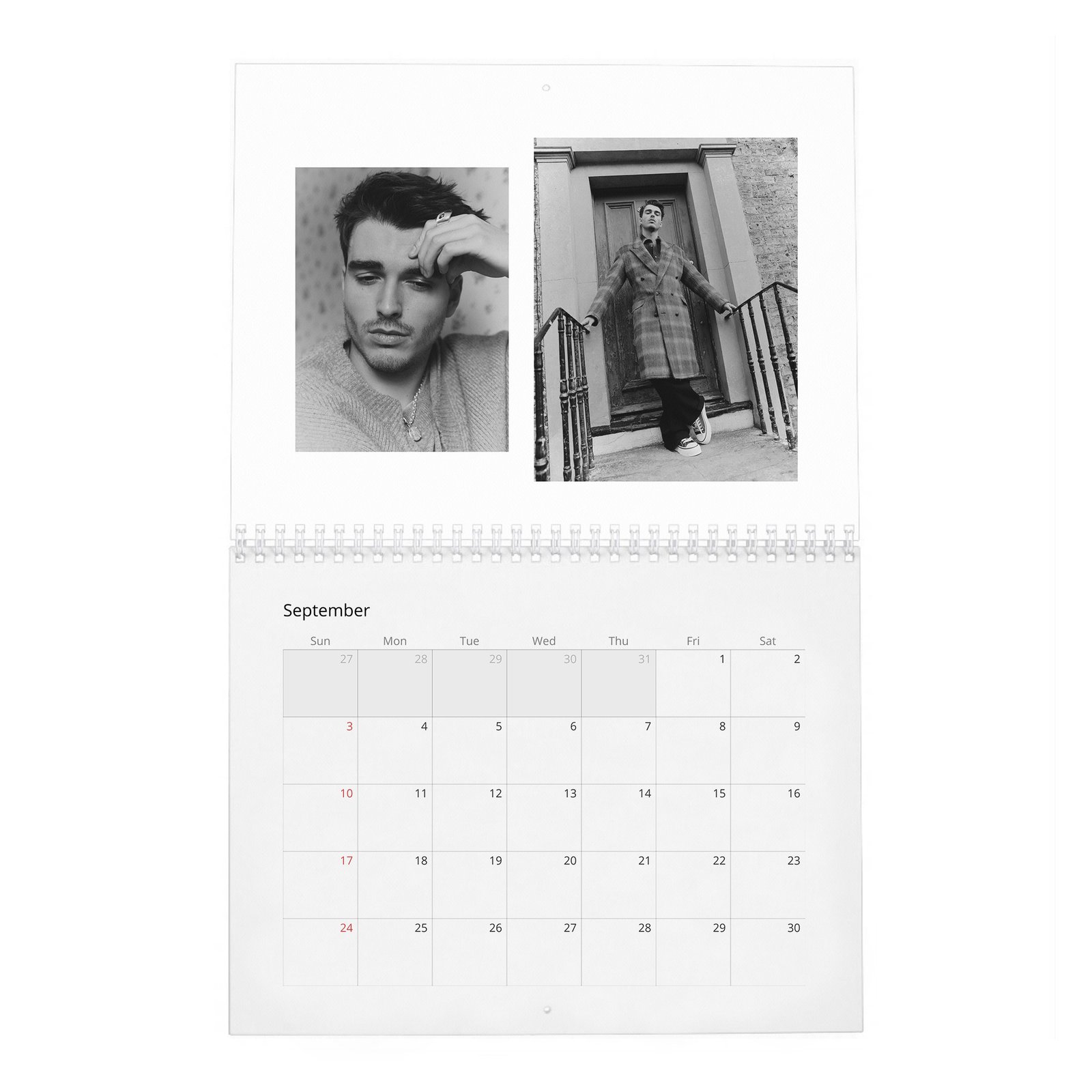 Corey Mylchreest - Leading Man 2027 Wall Calendar