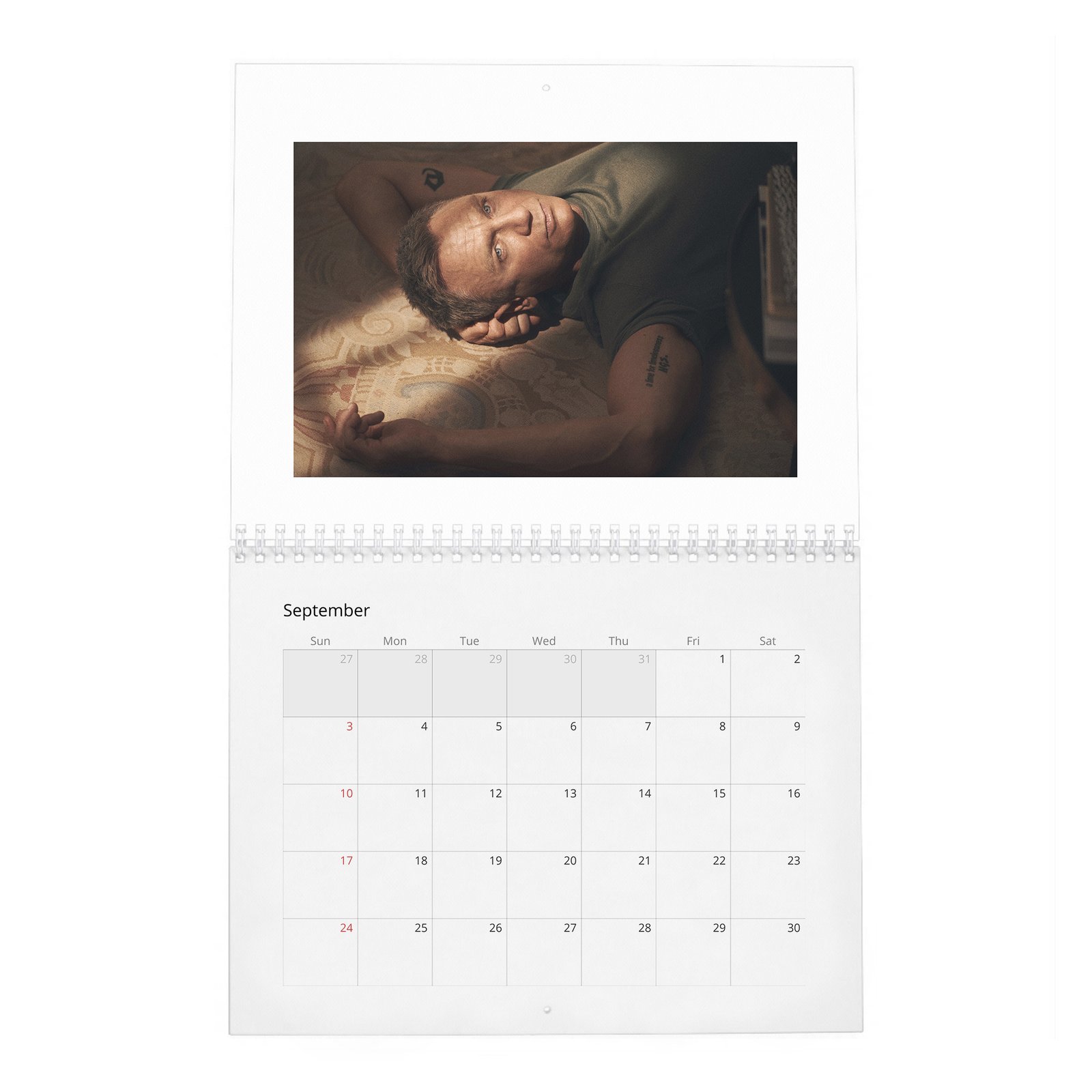 09 Daniel Craig - Heart Of An Assassin 2027 Wall Calendar