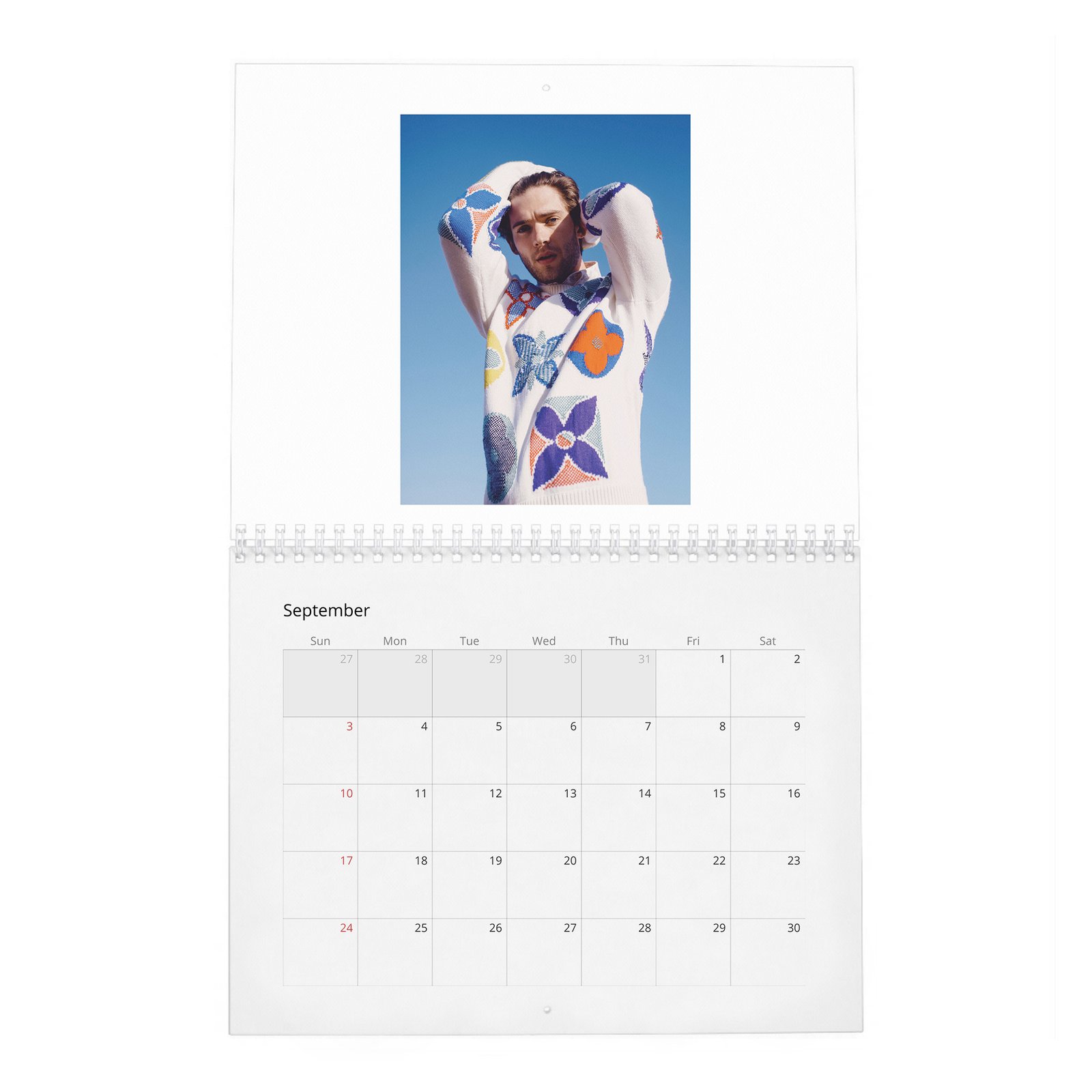 09 David Corenswet - Man About Town 2027 Wall Calendar