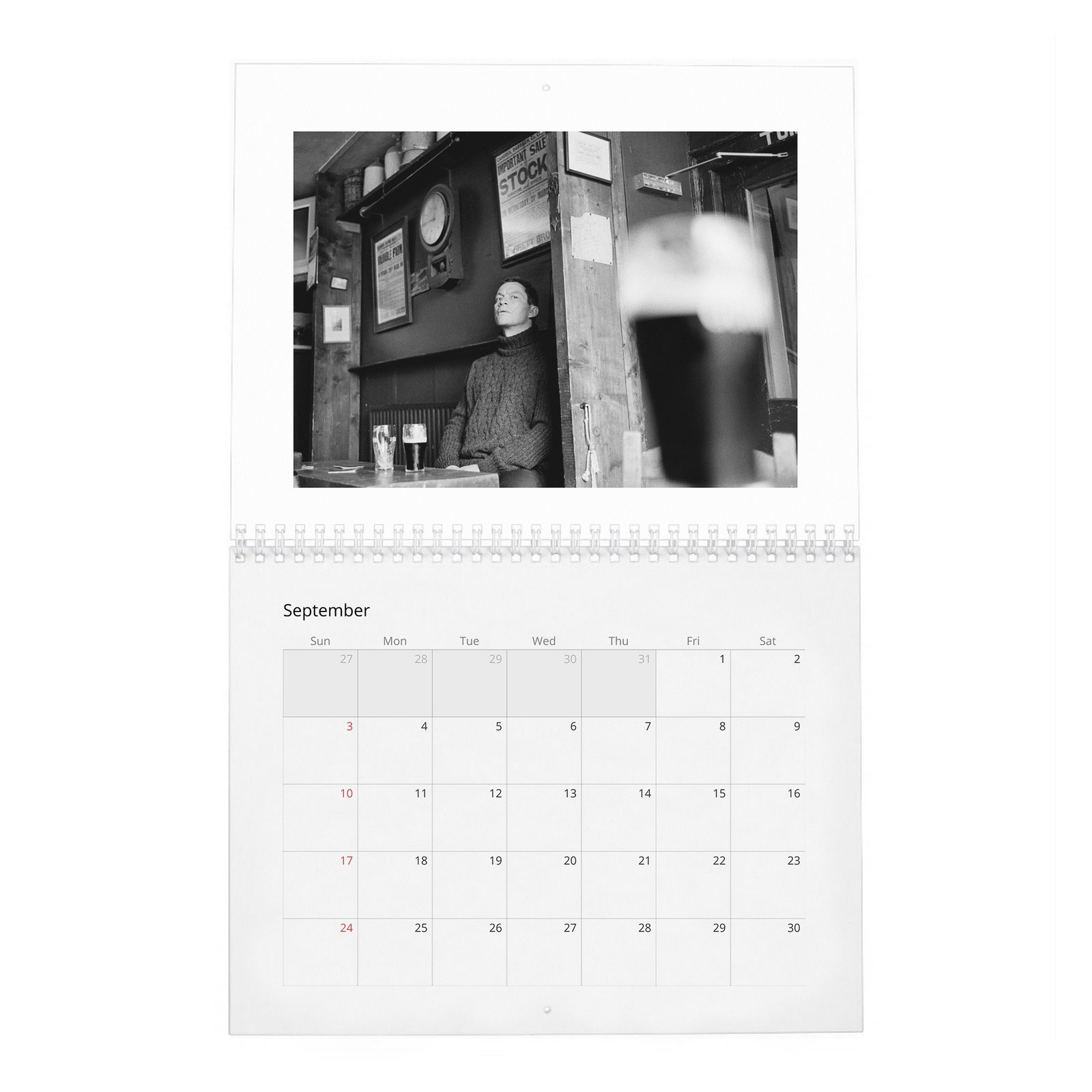 09 Dominic West - King Of The Castle 2027 Wall Calendar