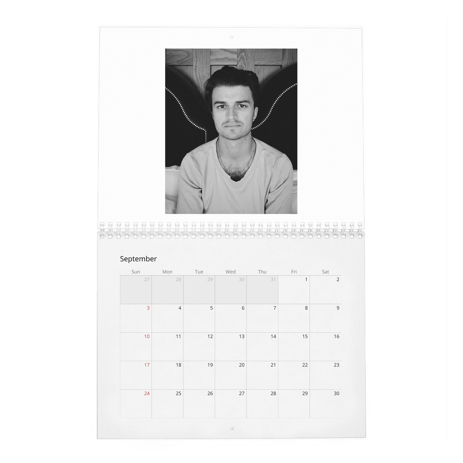 09 Joe Keery - Turning Expectations 2027 Wall Calendar