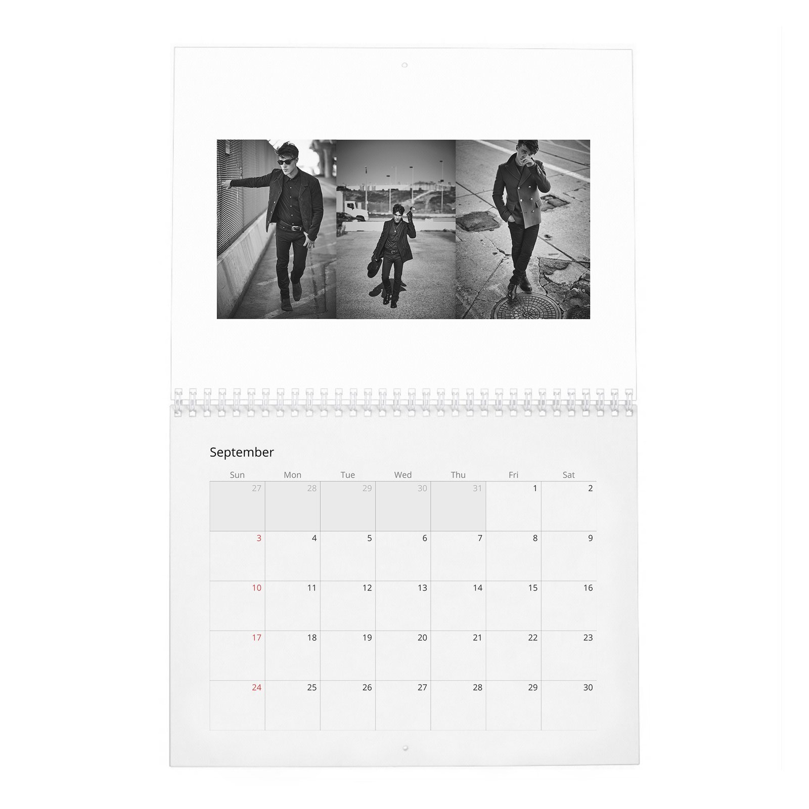 Finn Wittrock - Flaunt 2027 Wall Calendar