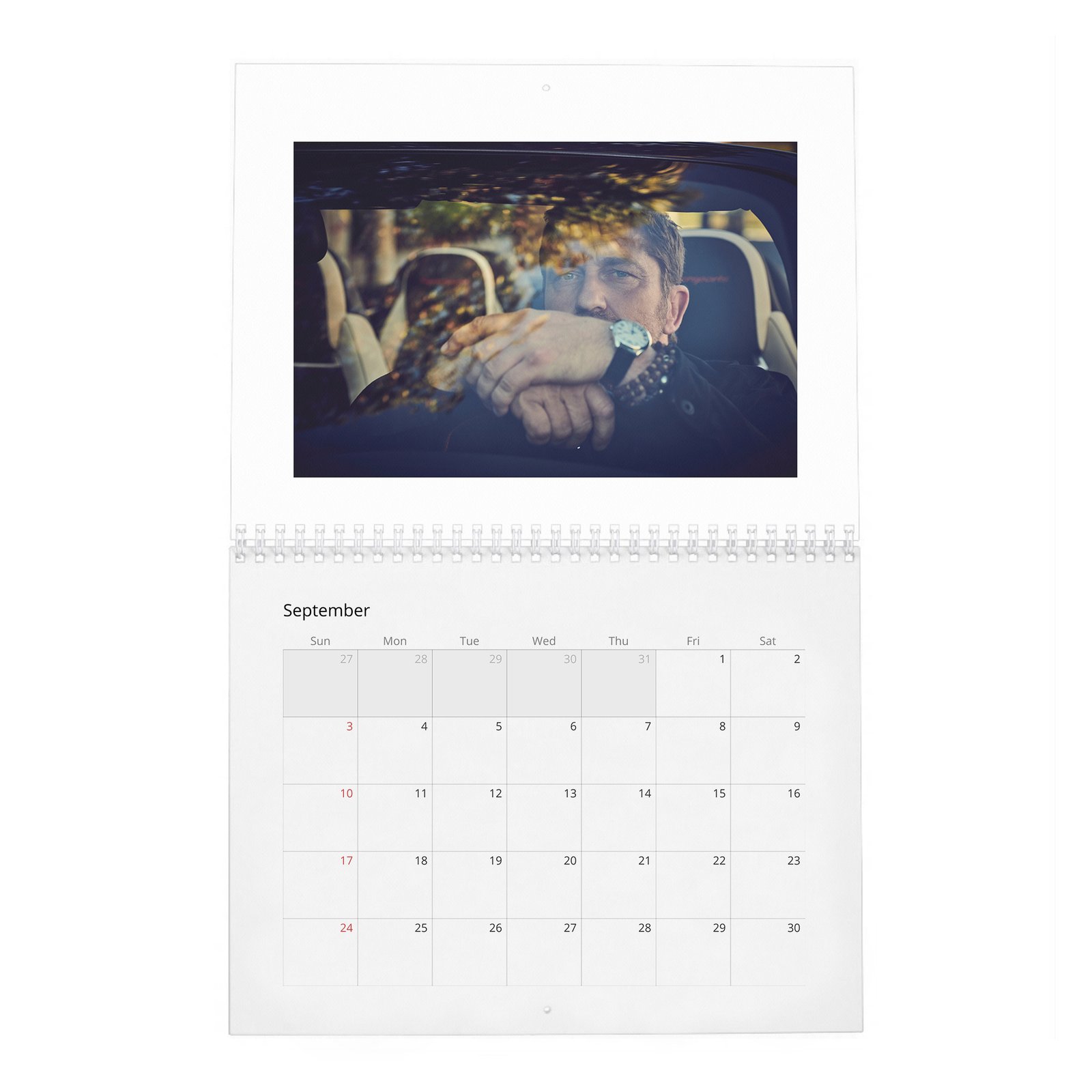 09 Gerard Butler - Nobleman 2027 Wall Calendar
