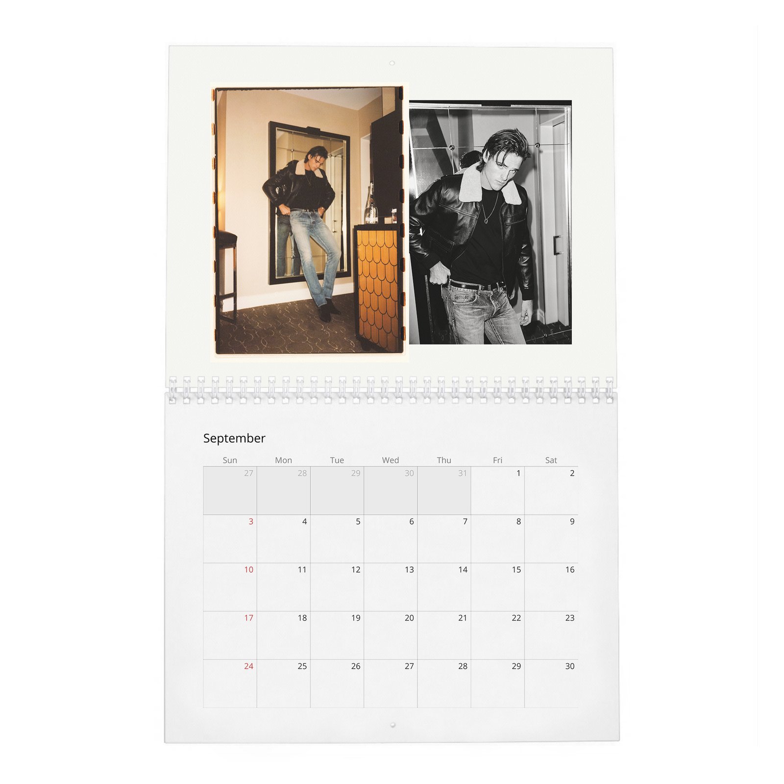 09 Jacob Elordi - Flaunt 2027 Wall Calendar