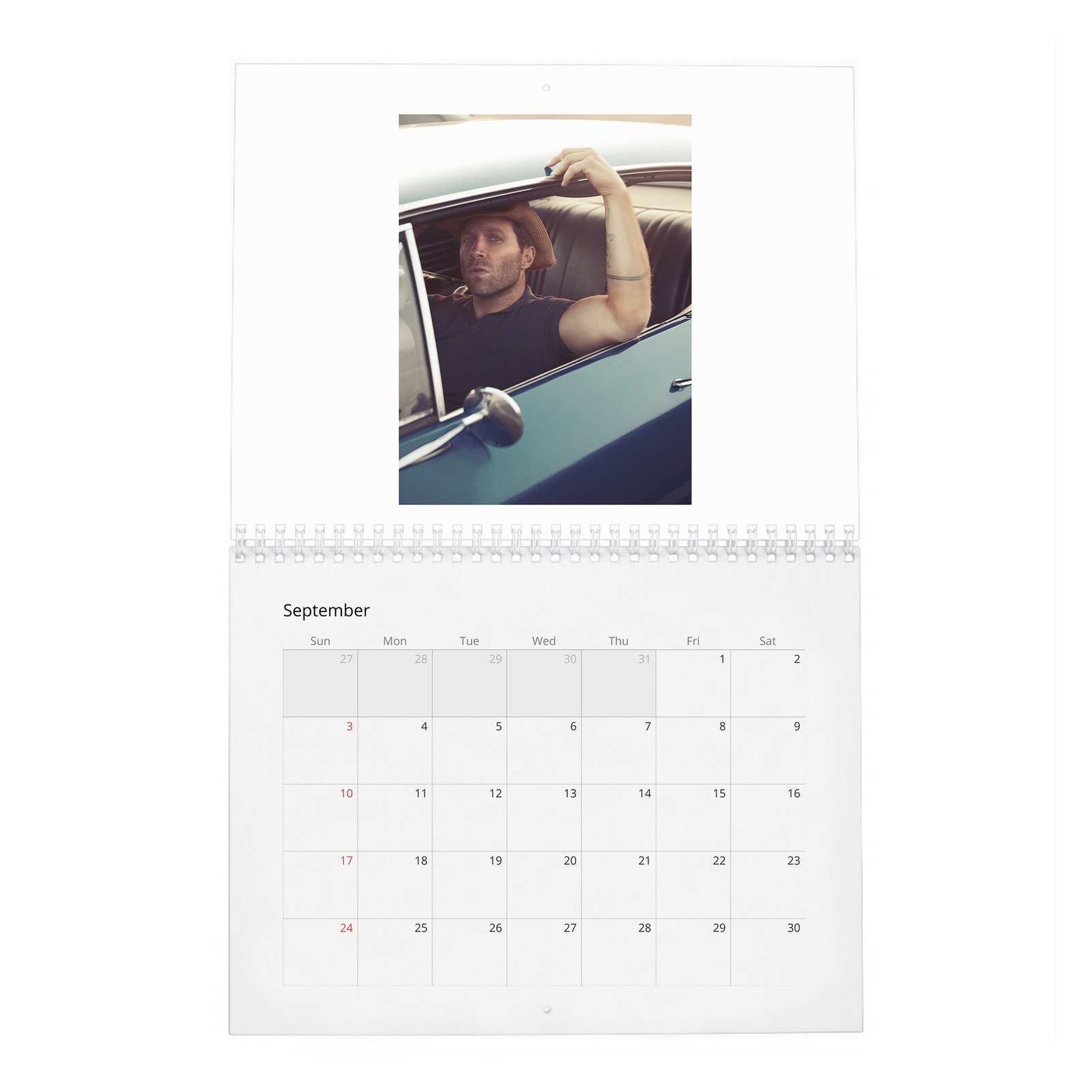 Jai Courtney - The Killer In Me 2027 Wall Calendar